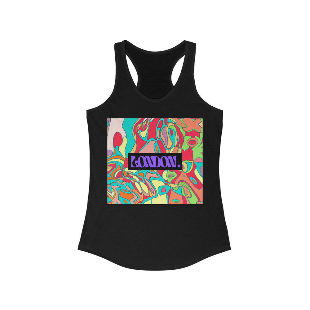 Groovy Marquee Mirage - Racerback Tank Top