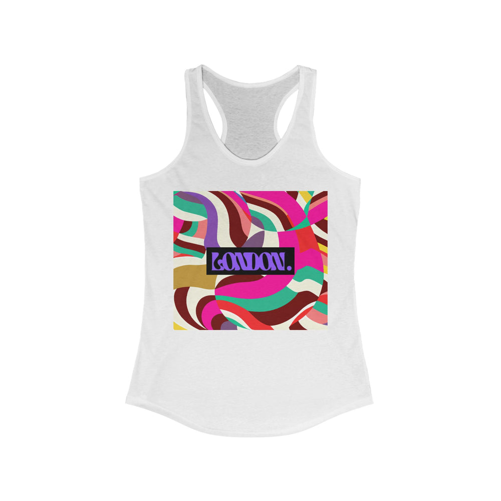 "Psyche-Swirl Groove" - Racerback Tank Top