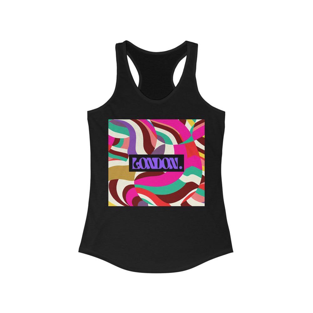 "Psyche-Swirl Groove" - Racerback Tank Top