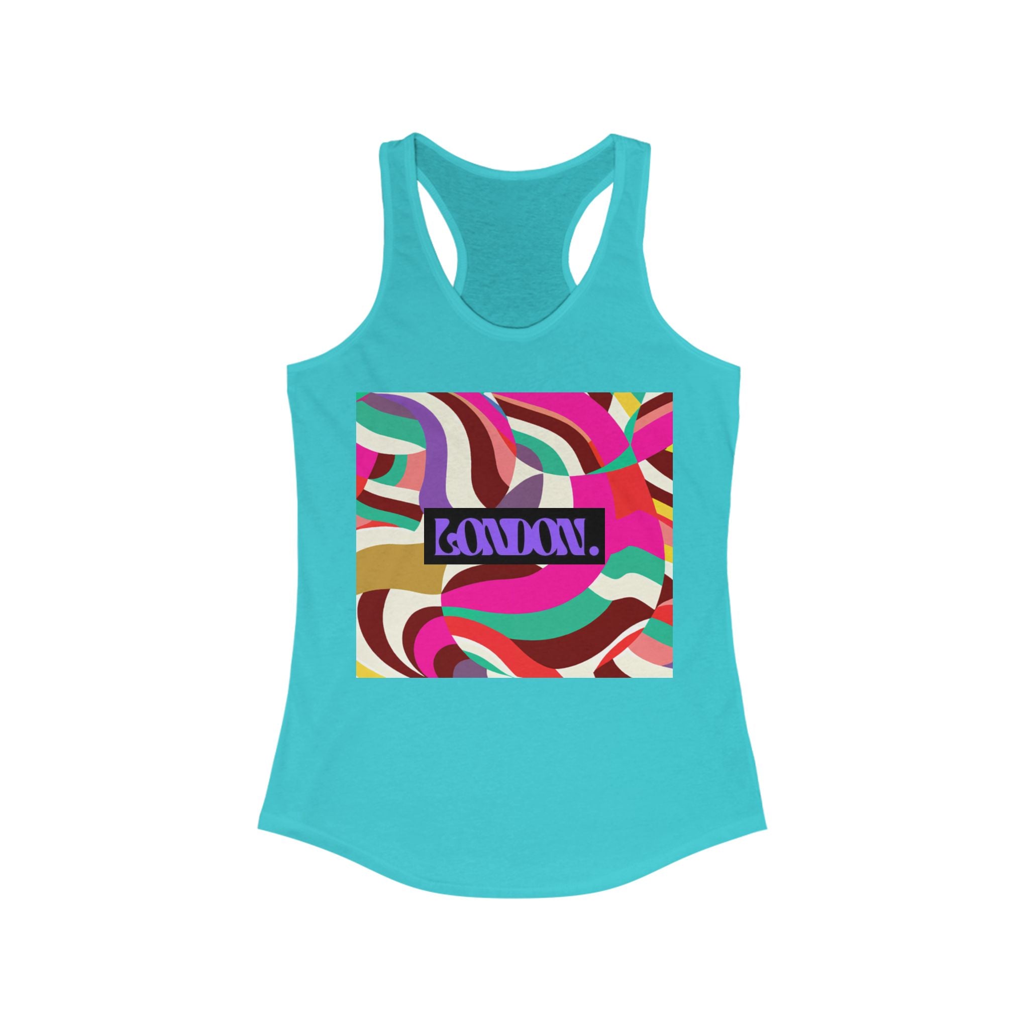 "Psyche-Swirl Groove" - Racerback Tank Top