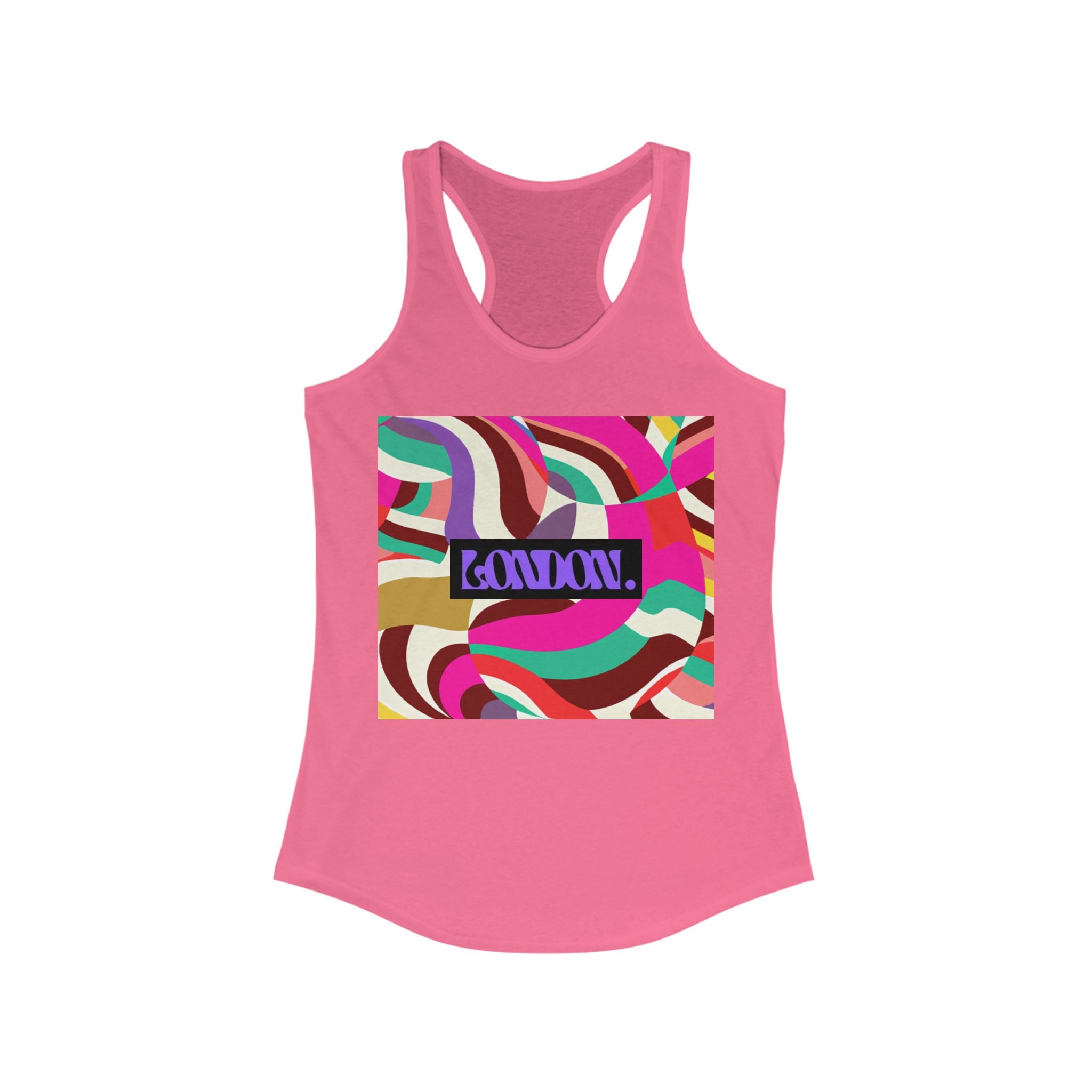 "Psyche-Swirl Groove" - Racerback Tank Top