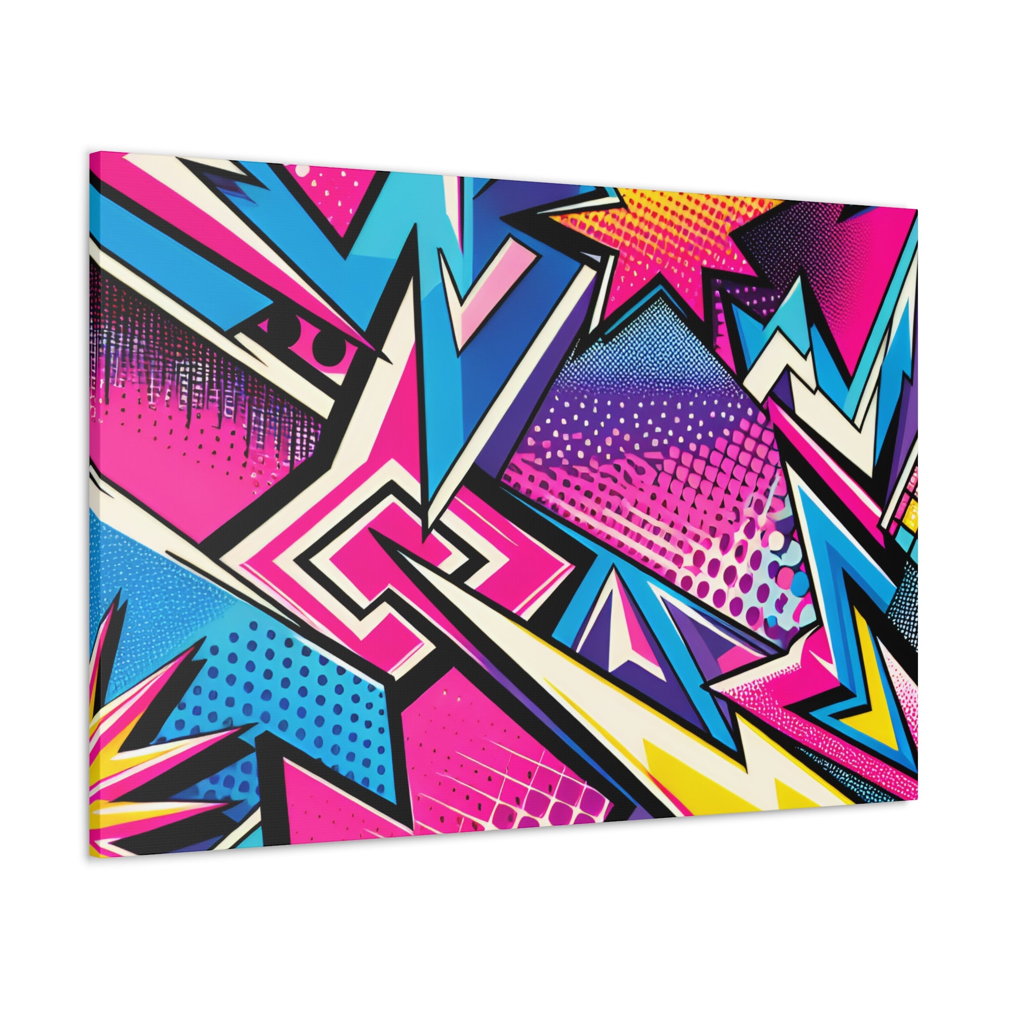 Vibrant Pop Art Explosion Canvas Print - Canvas