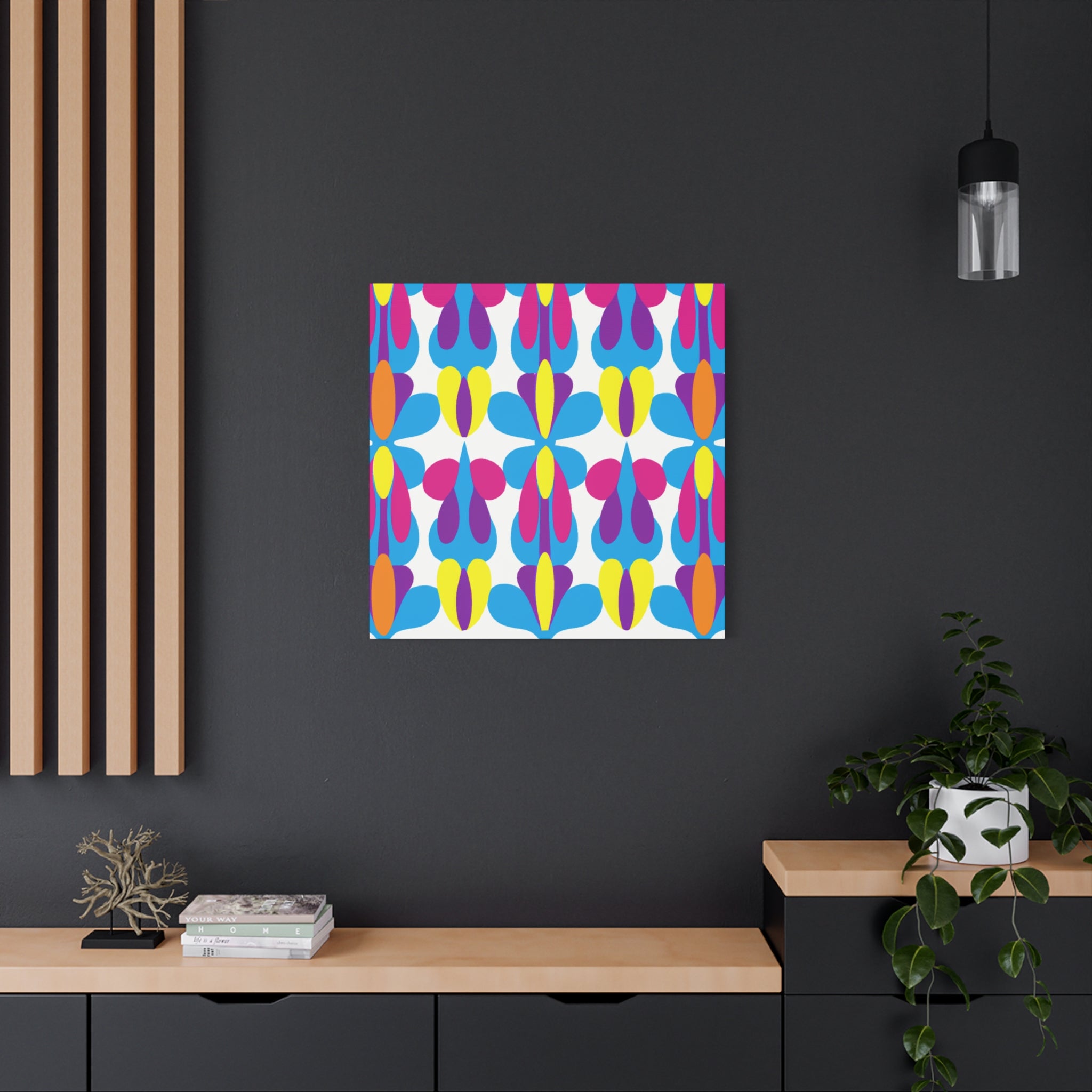 "Garden Kaleidoscope" - Canvas