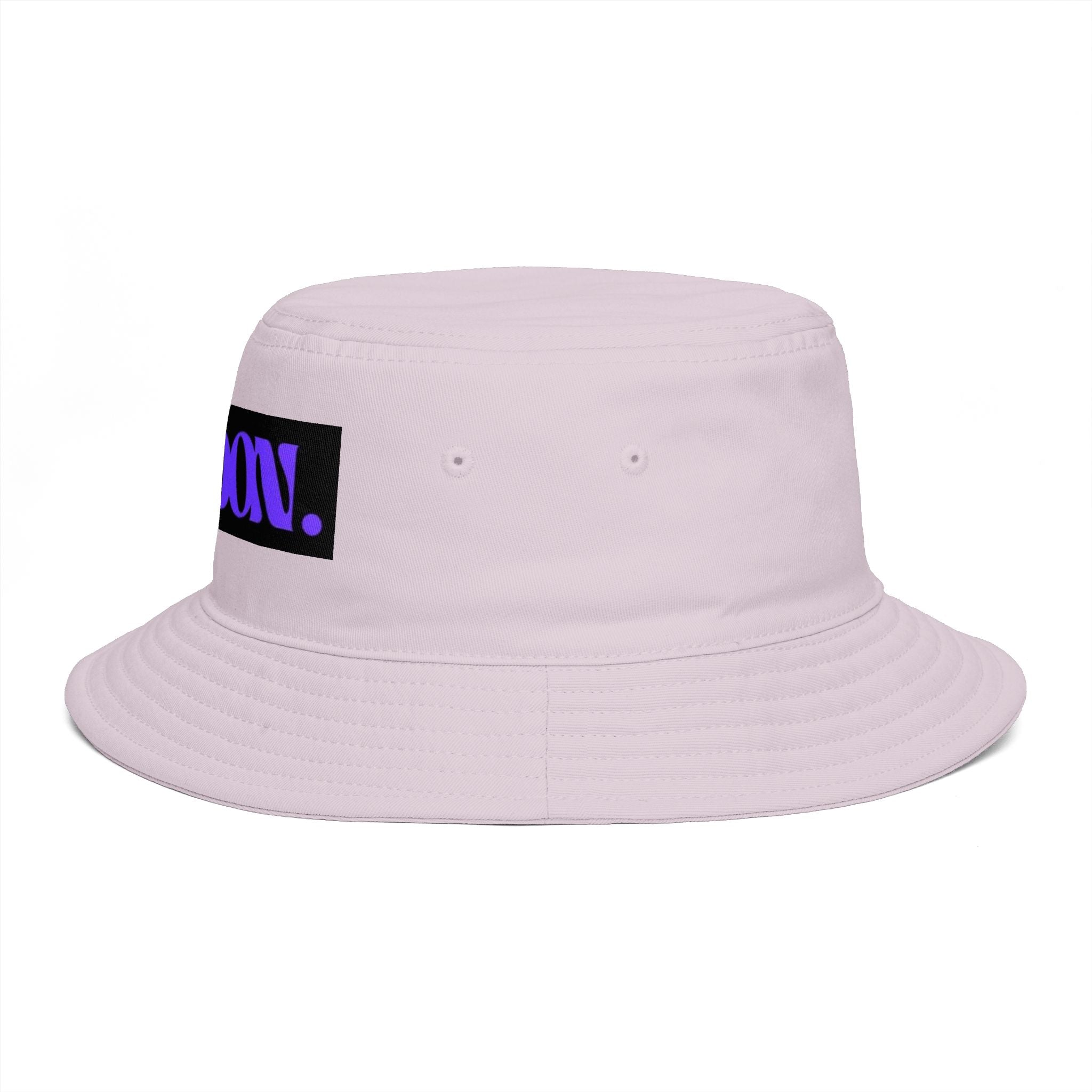 London Bucket Hat — Retro Purple Logo Streetwear Sun Hat