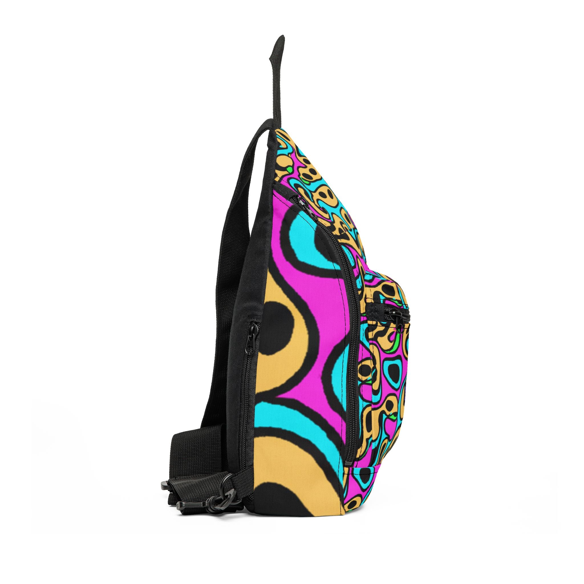 "Groovy Cosmic Threads" - Sling Bag