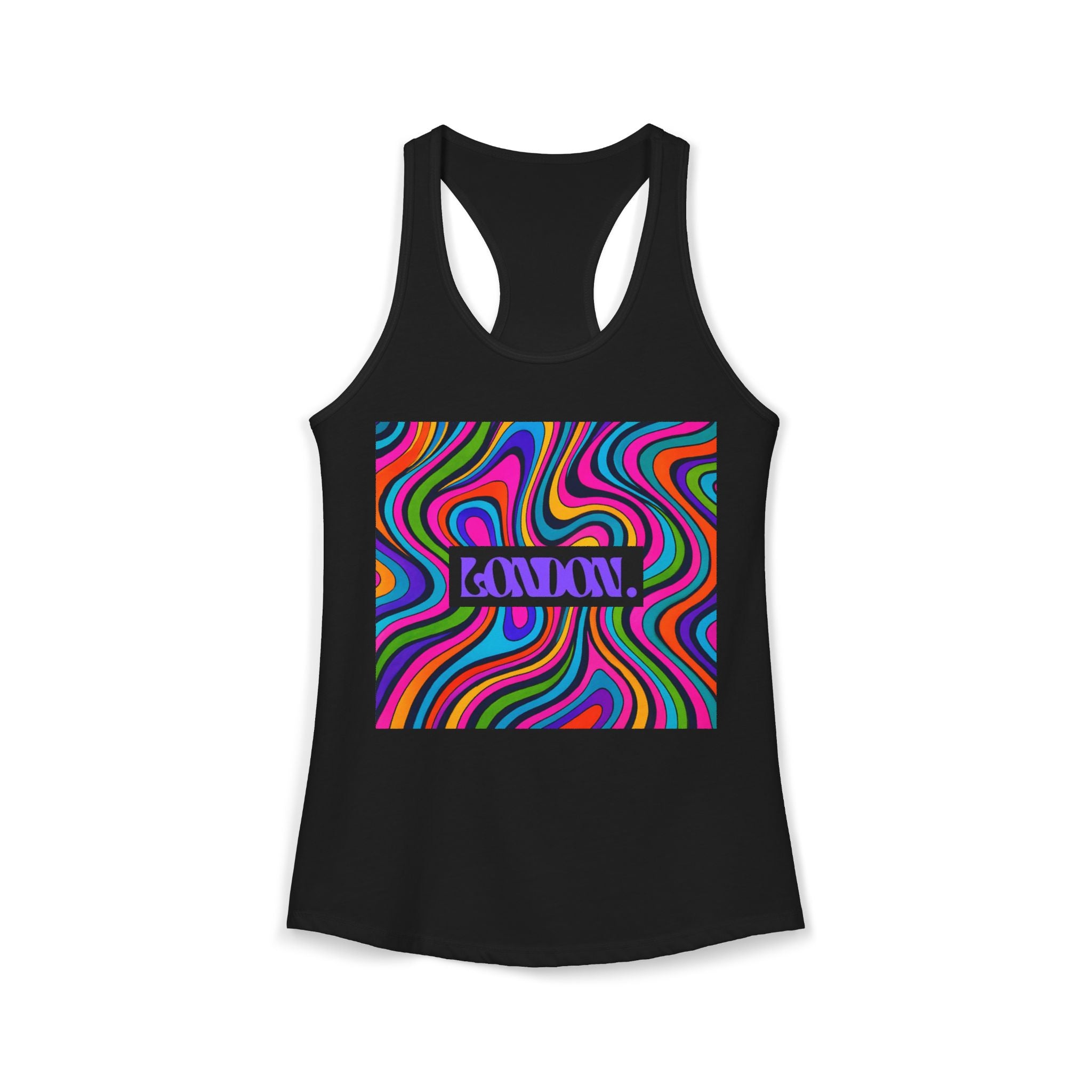 "Velvet Kaleidoscope" - Racerback Tank Top