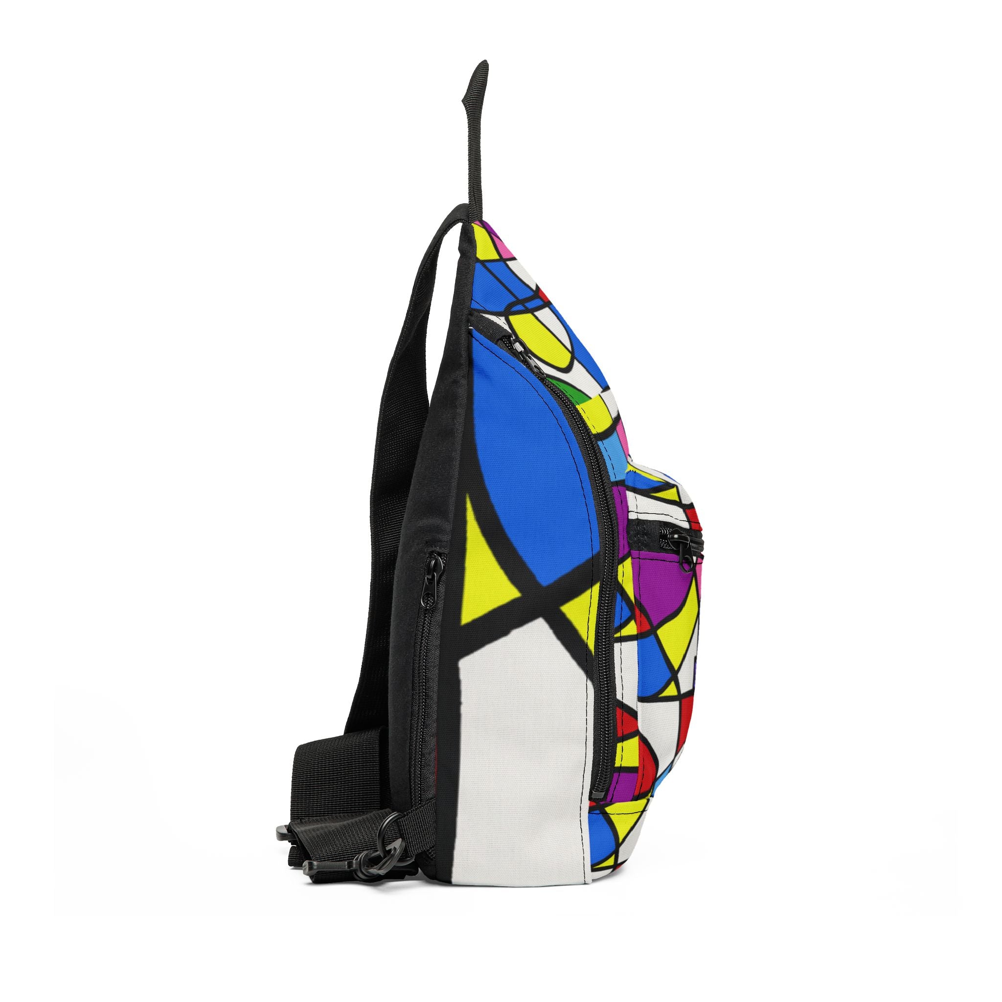 "Groovy Marigold Visuals" - Sling Bag