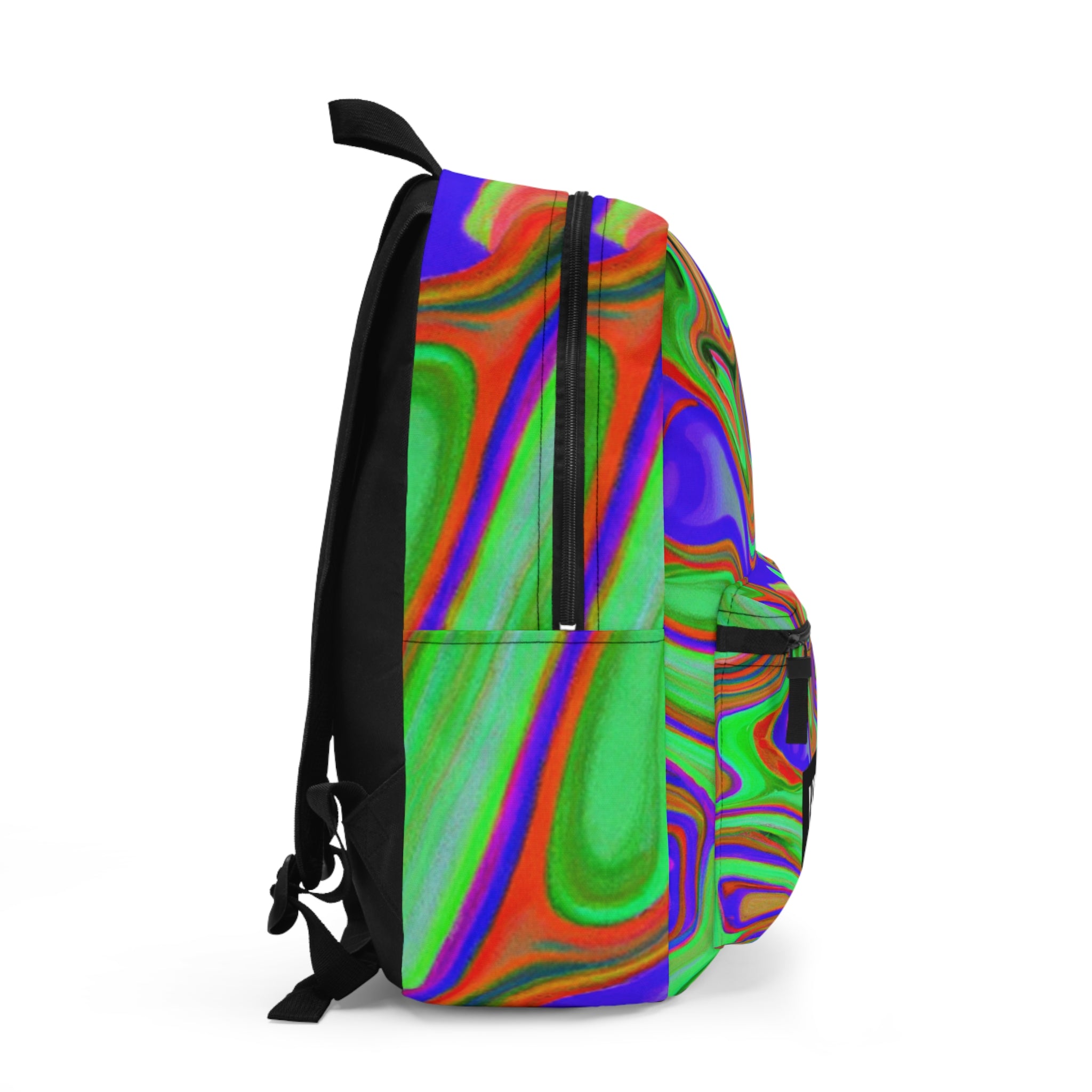 "Trippy Trudy's Technicolor Threads" - Backpack