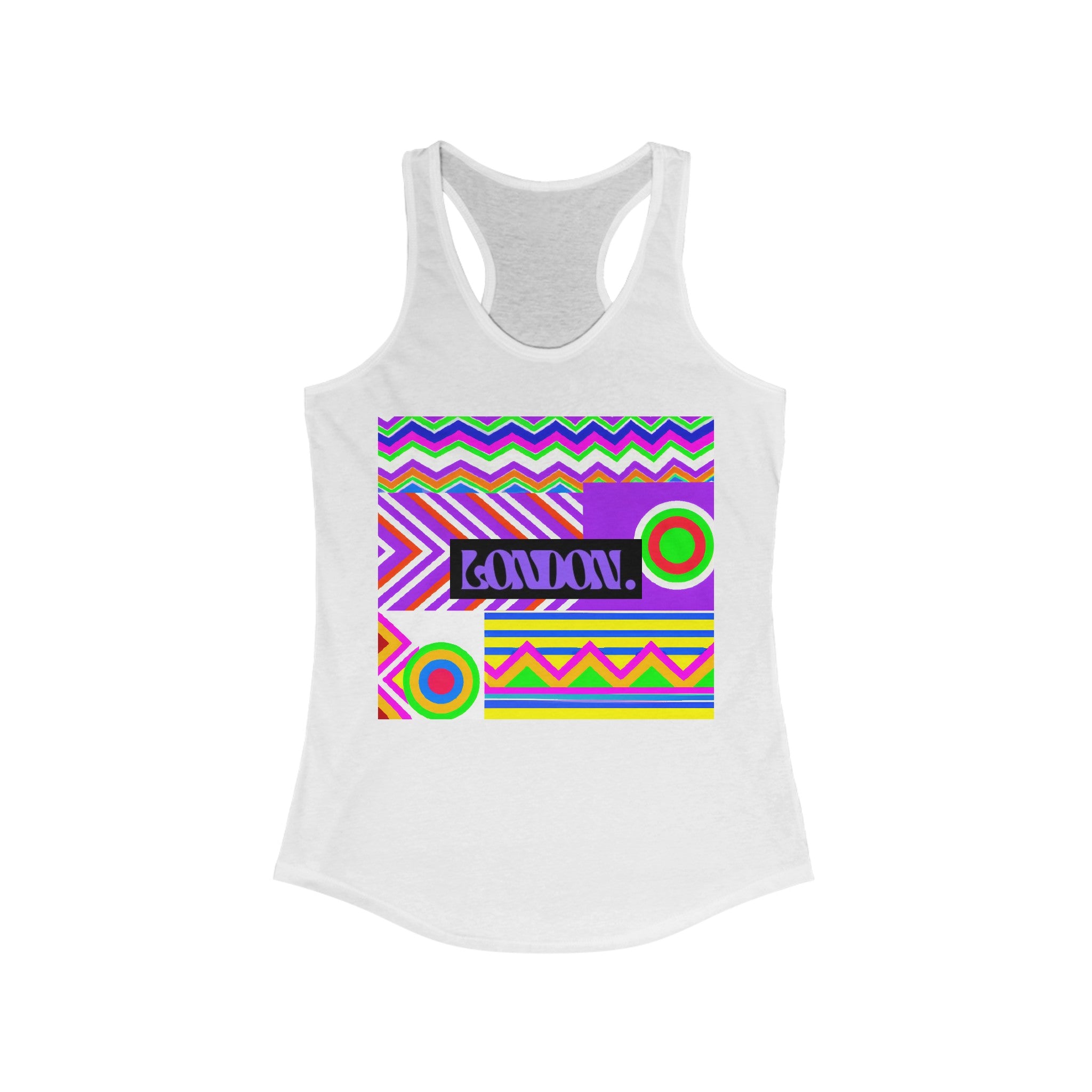 "Kaleidoscope Couture" - Racerback Tank Top