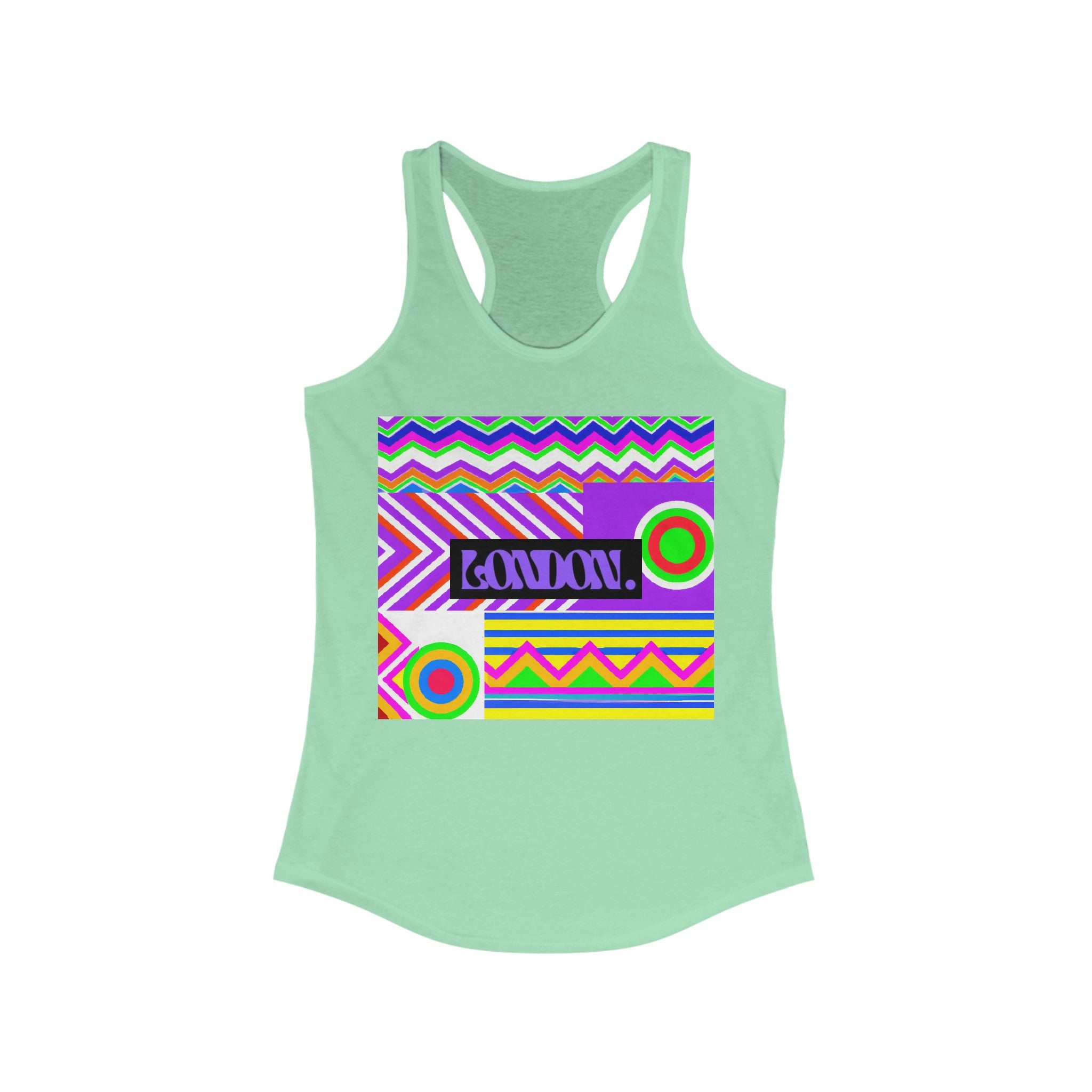 "Kaleidoscope Couture" - Racerback Tank Top