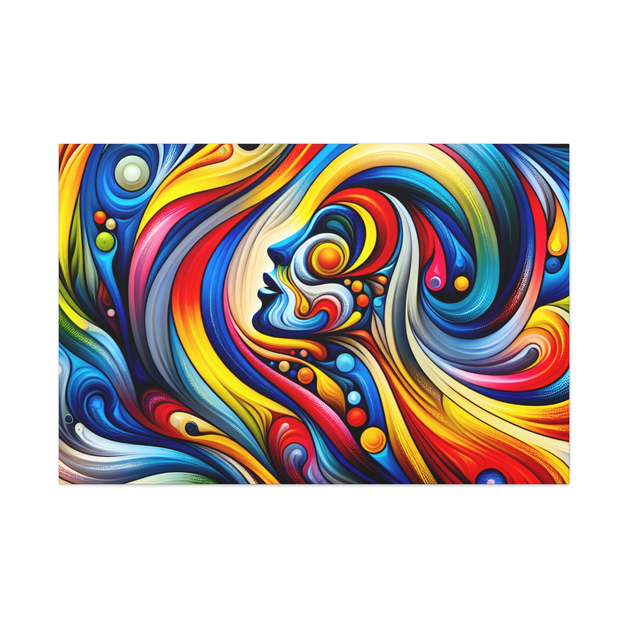 Vibrant Psychedelic Dreamscape Canvas Art - Canvas