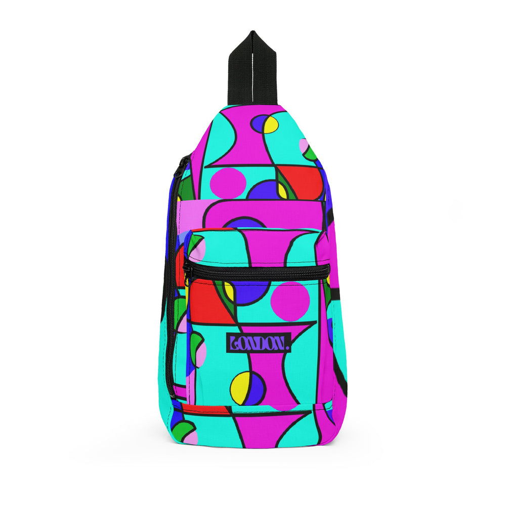"Jade Starflower: Cosmic Rainbows" - Sling Bag