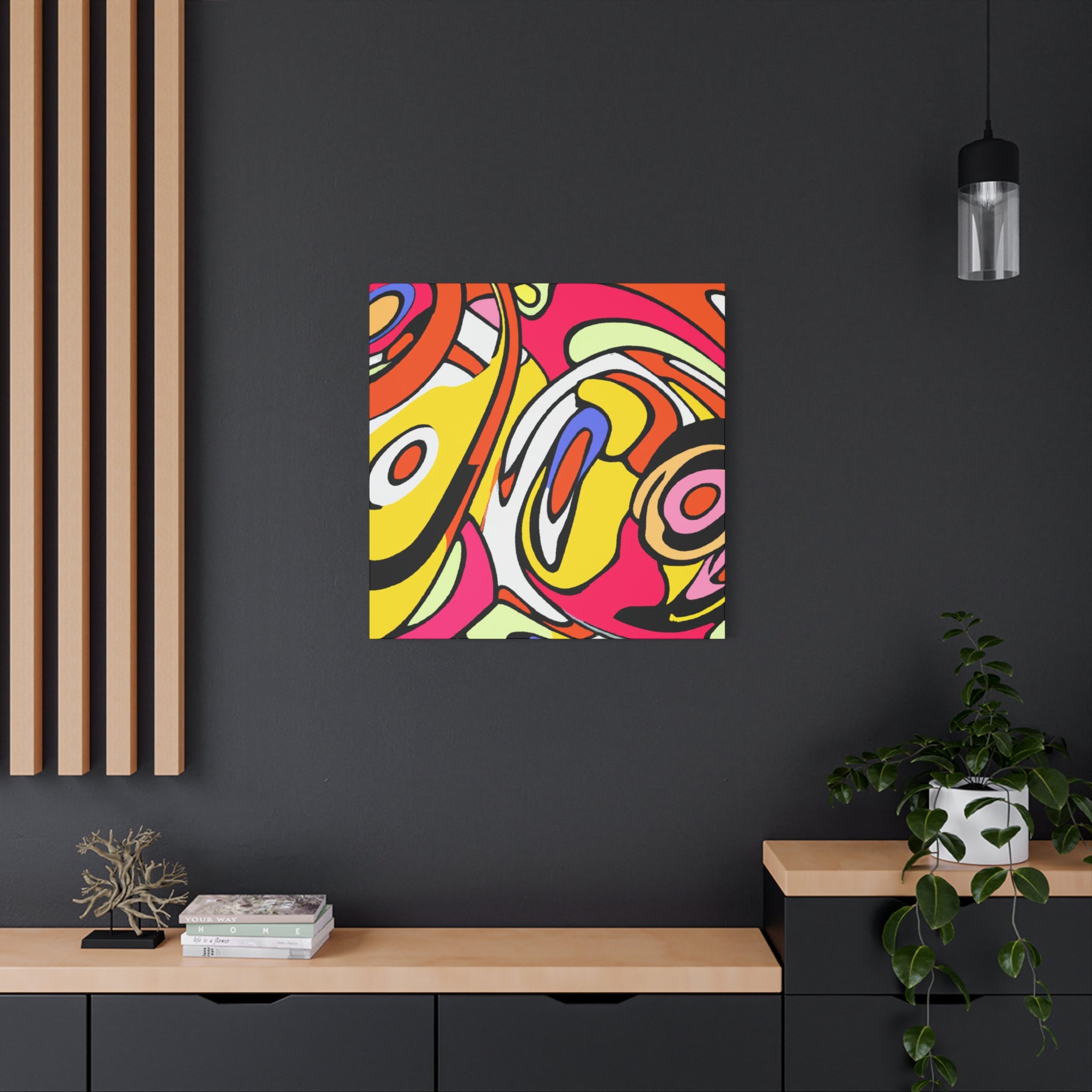Groovy Kaleidoscope - Canvas