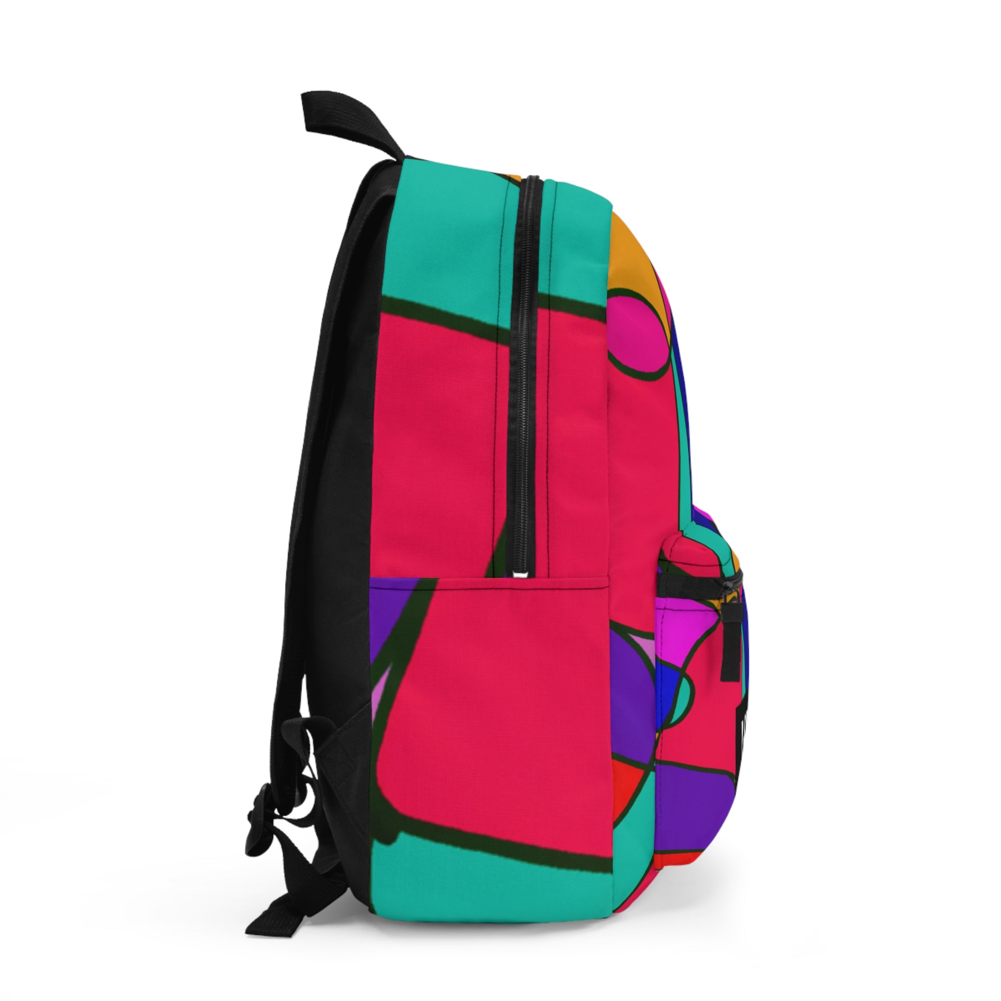 "Groovy Radiance: Vintage Bliss" - Backpack