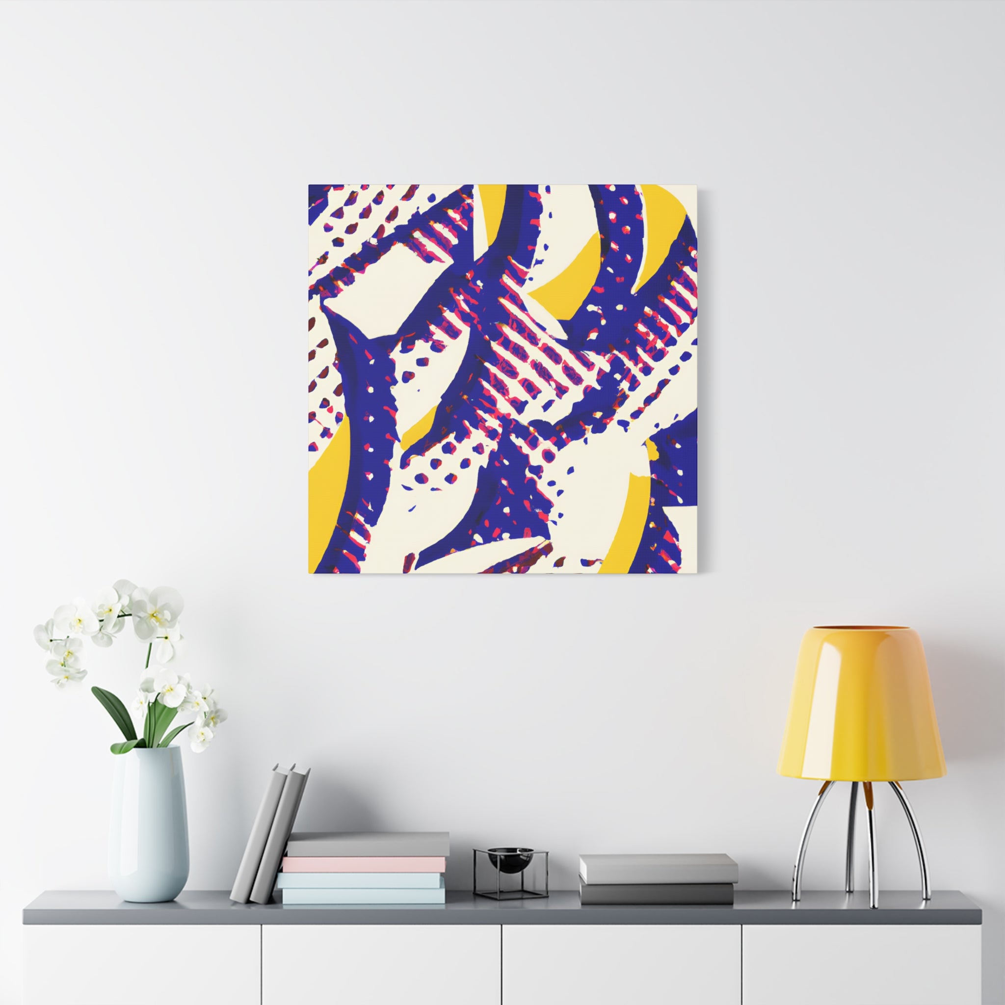 How about "Marigold Twist"? This name evokes the vibrant, dynamic energy of 60's and 70's pop art and psychedelia, - Canvas