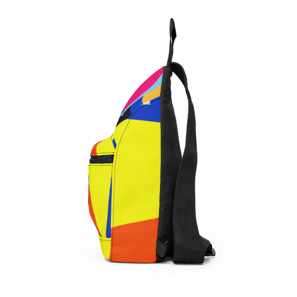 "Rainbow Kaledioscope Couture" - Sling Bag