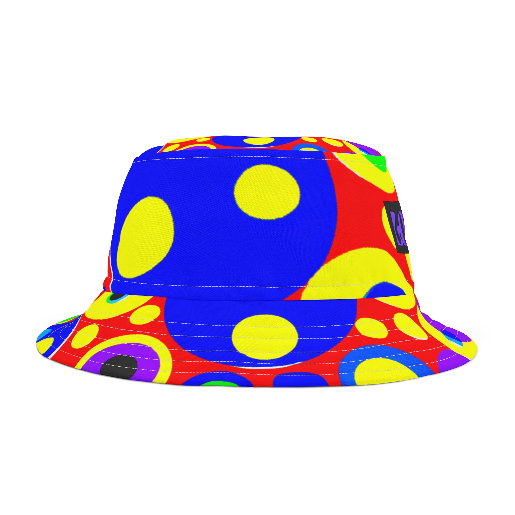 "Groovy Hues & Retro Blues" - Bucket Hat