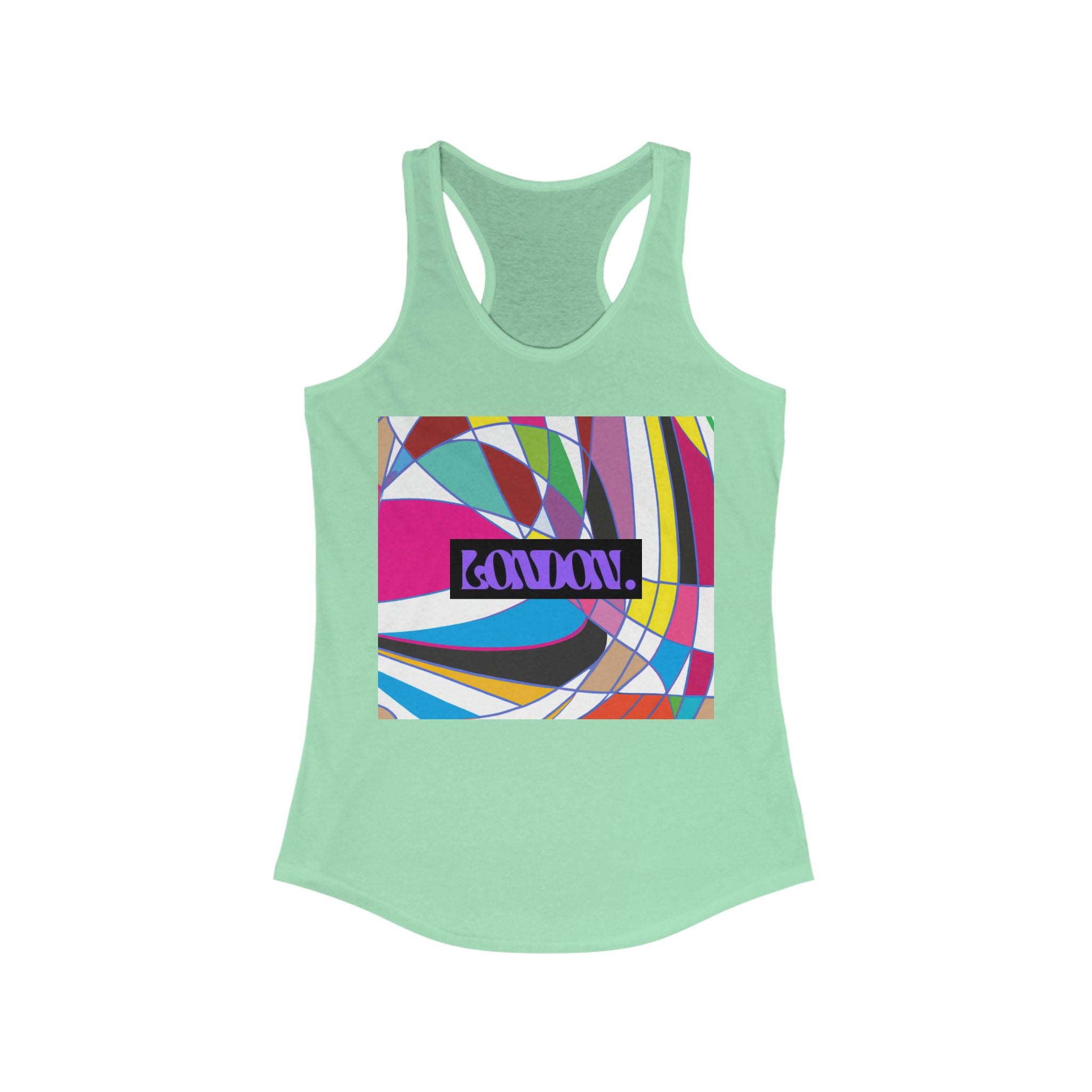 "Velvet Mirage" - Racerback Tank Top