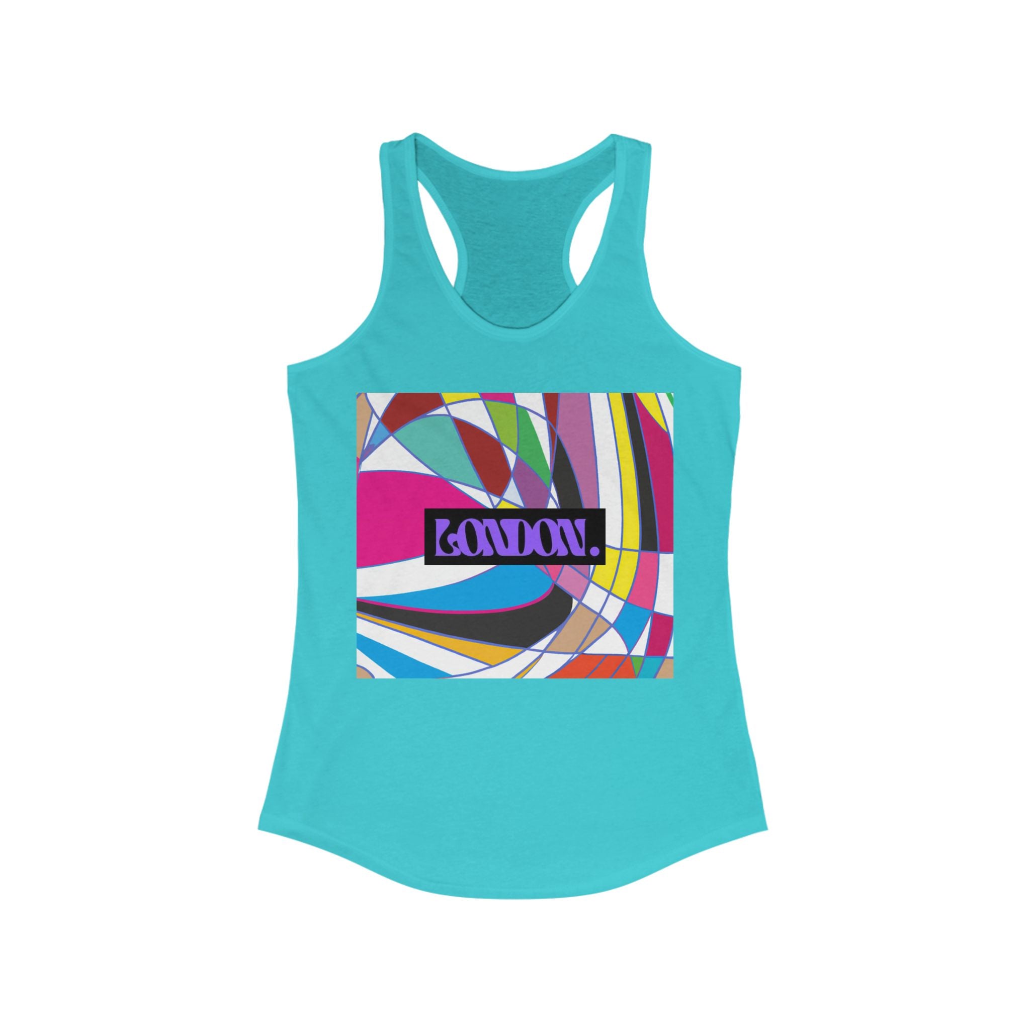 "Velvet Mirage" - Racerback Tank Top