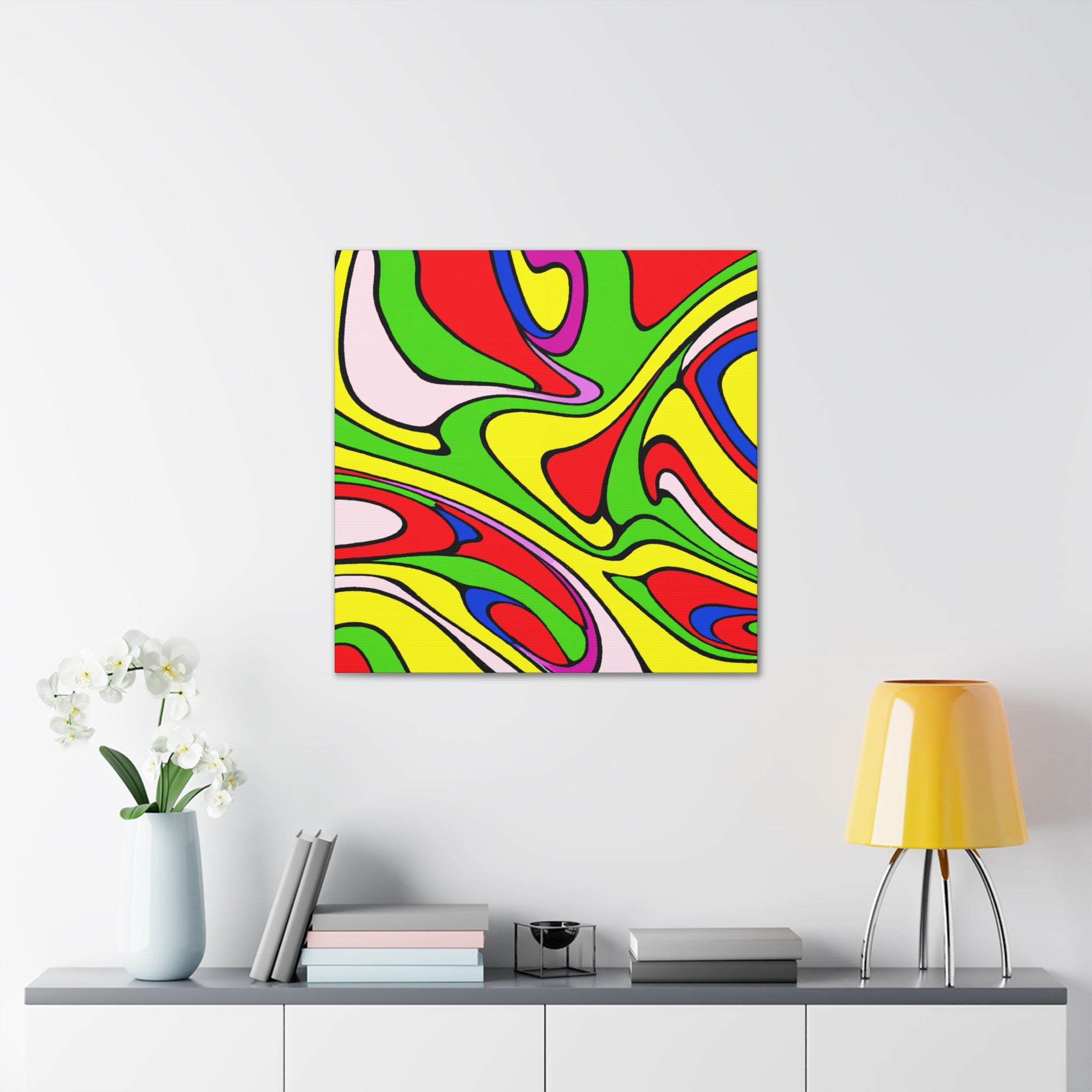 Groovy Kaleidoscope - Canvas