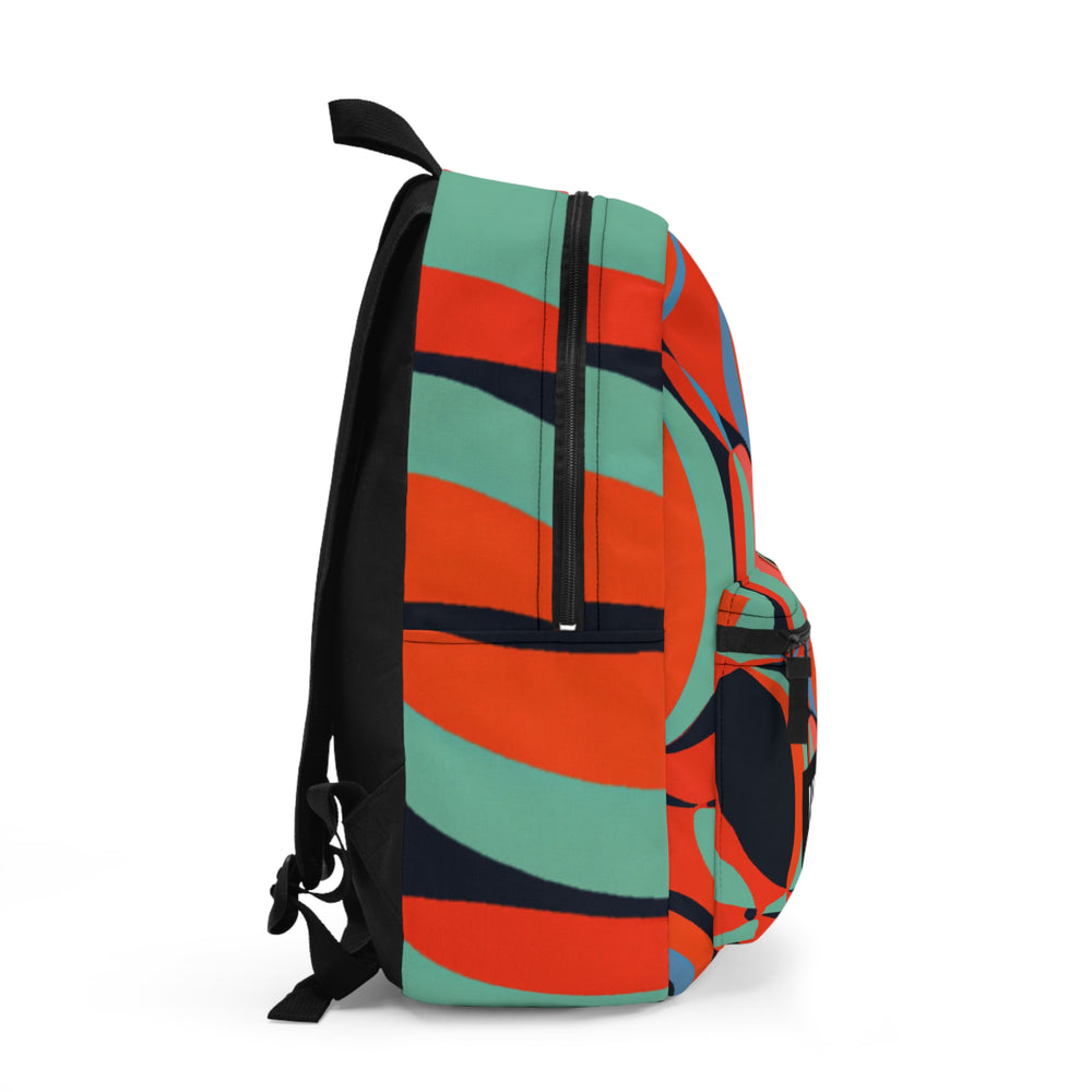 "Groovy Pop Art Mirage" - Backpack