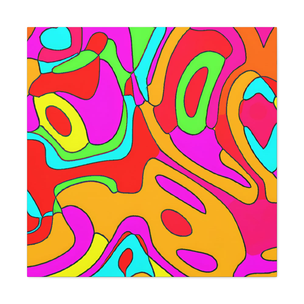 Groovy Kaleidoscope - Canvas