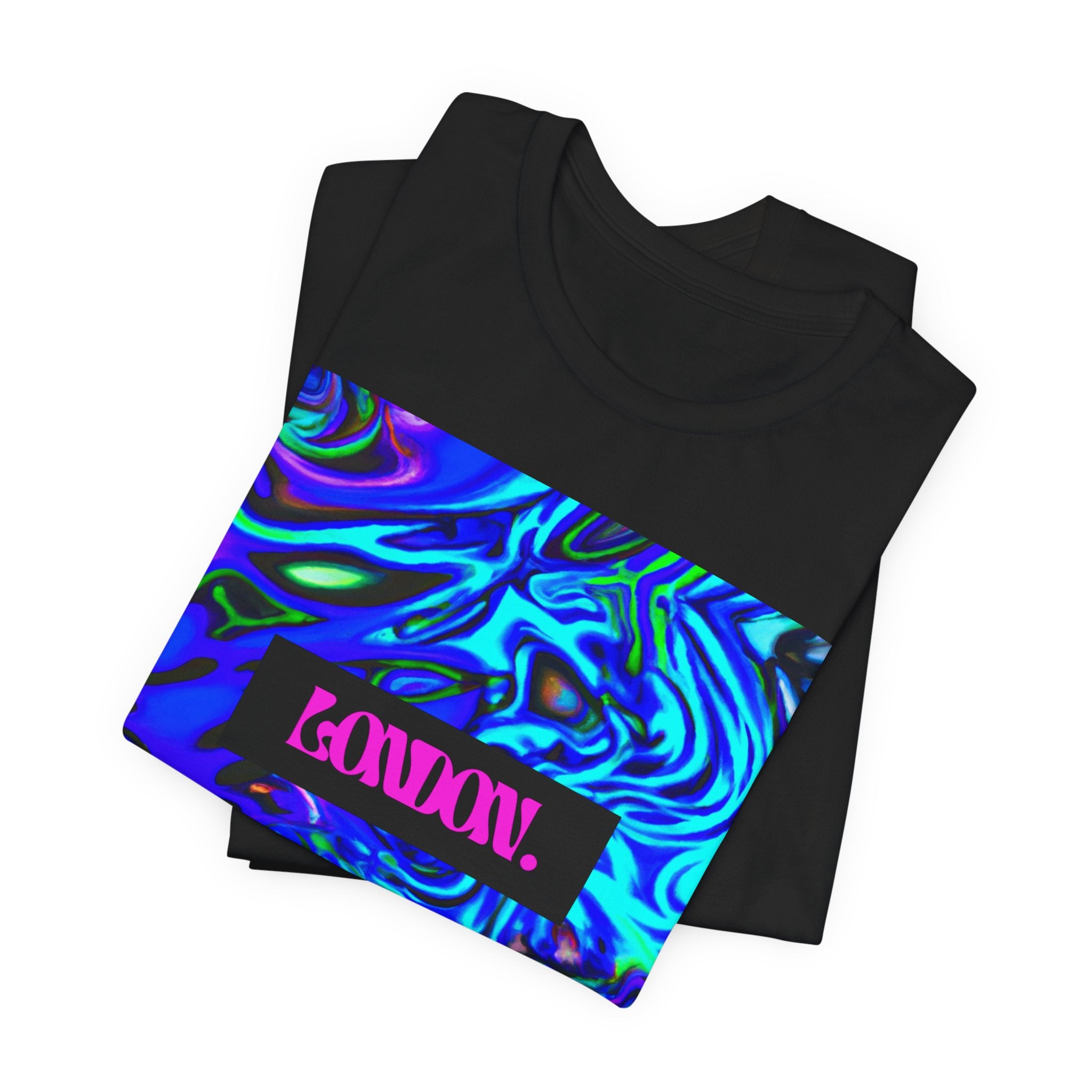"Groovy Gaze: Retro Pop & Psychedelic Threads" - Tee