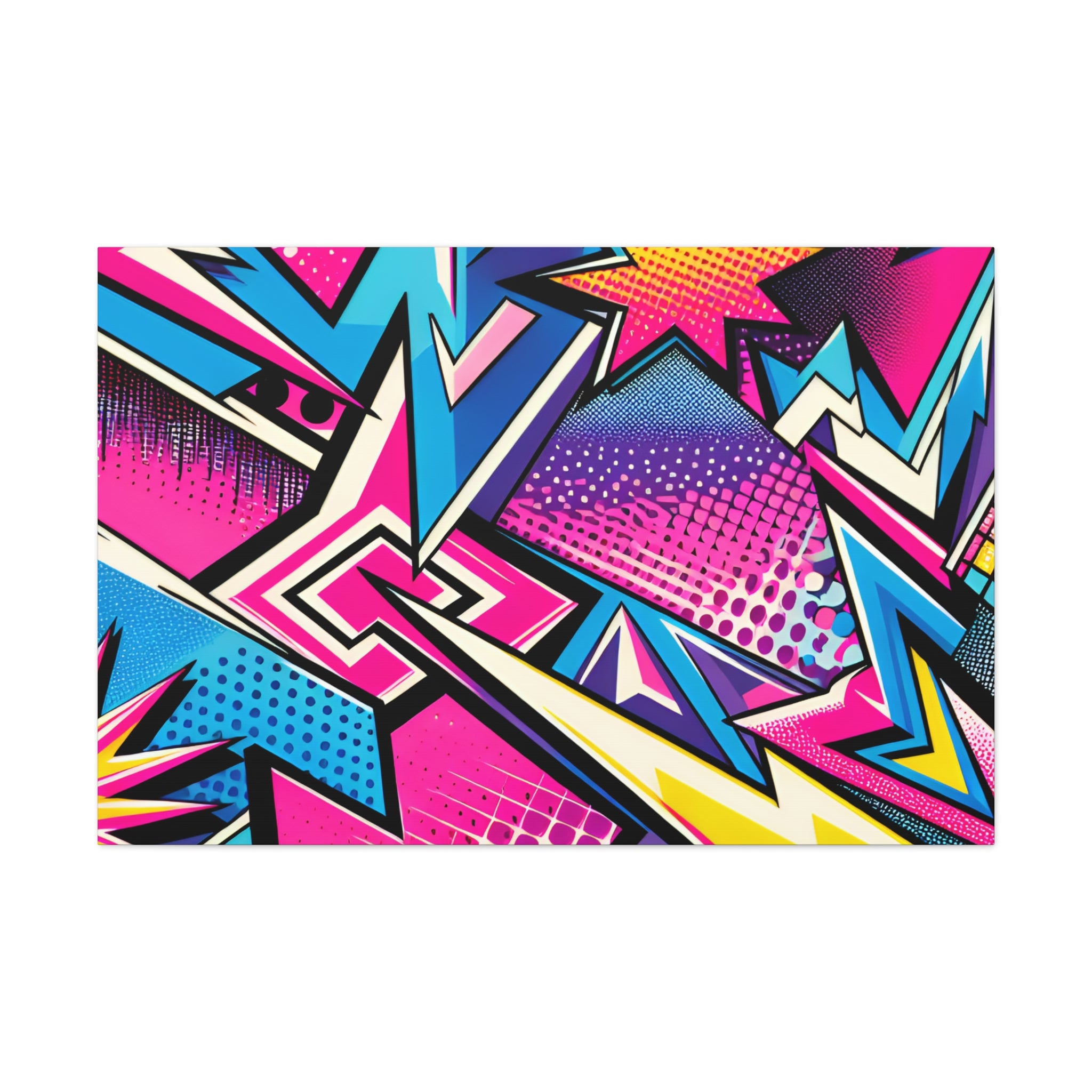 Vibrant Pop Art Explosion Canvas Print - Canvas