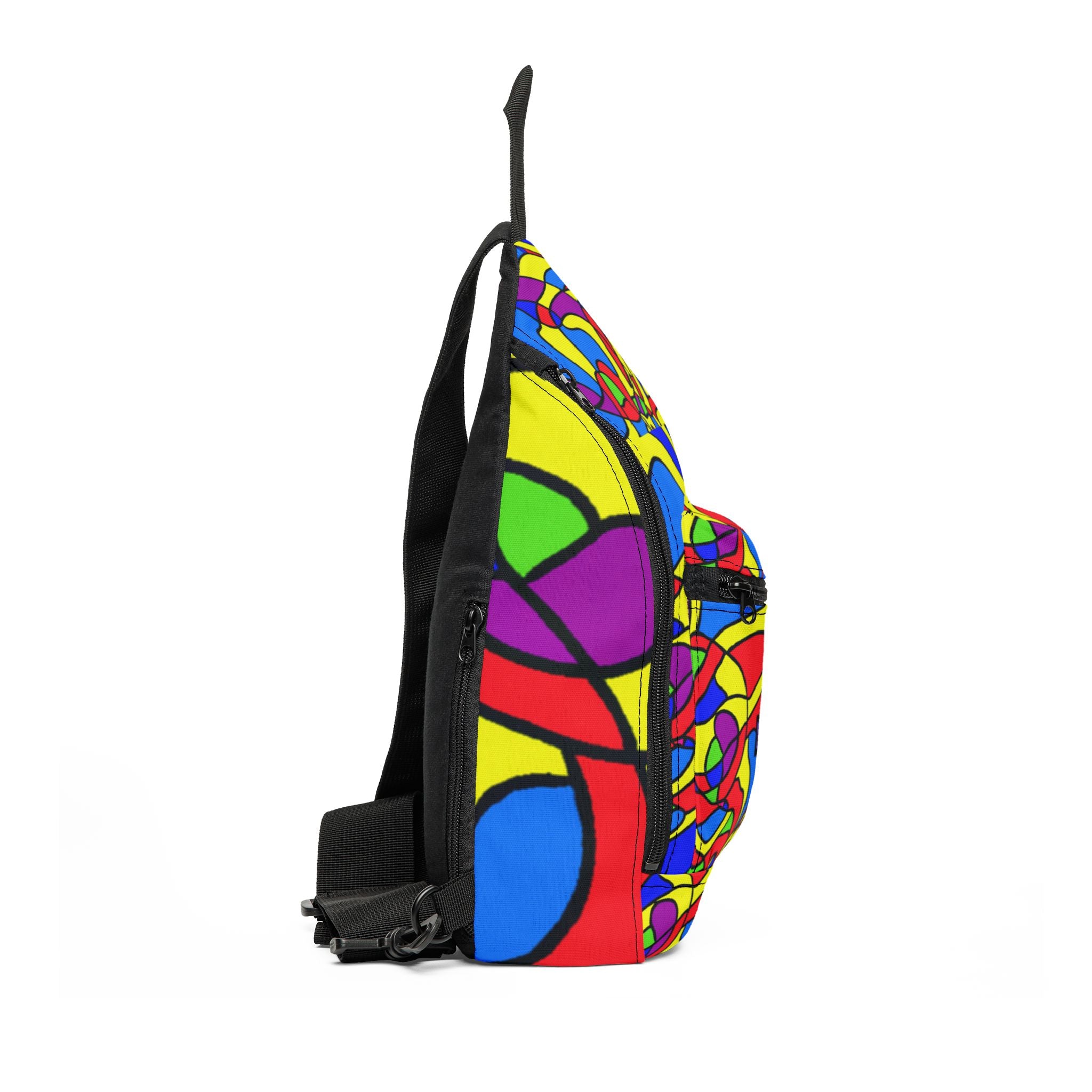 "Groovy Sunflower Haute Couture" - Sling Bag