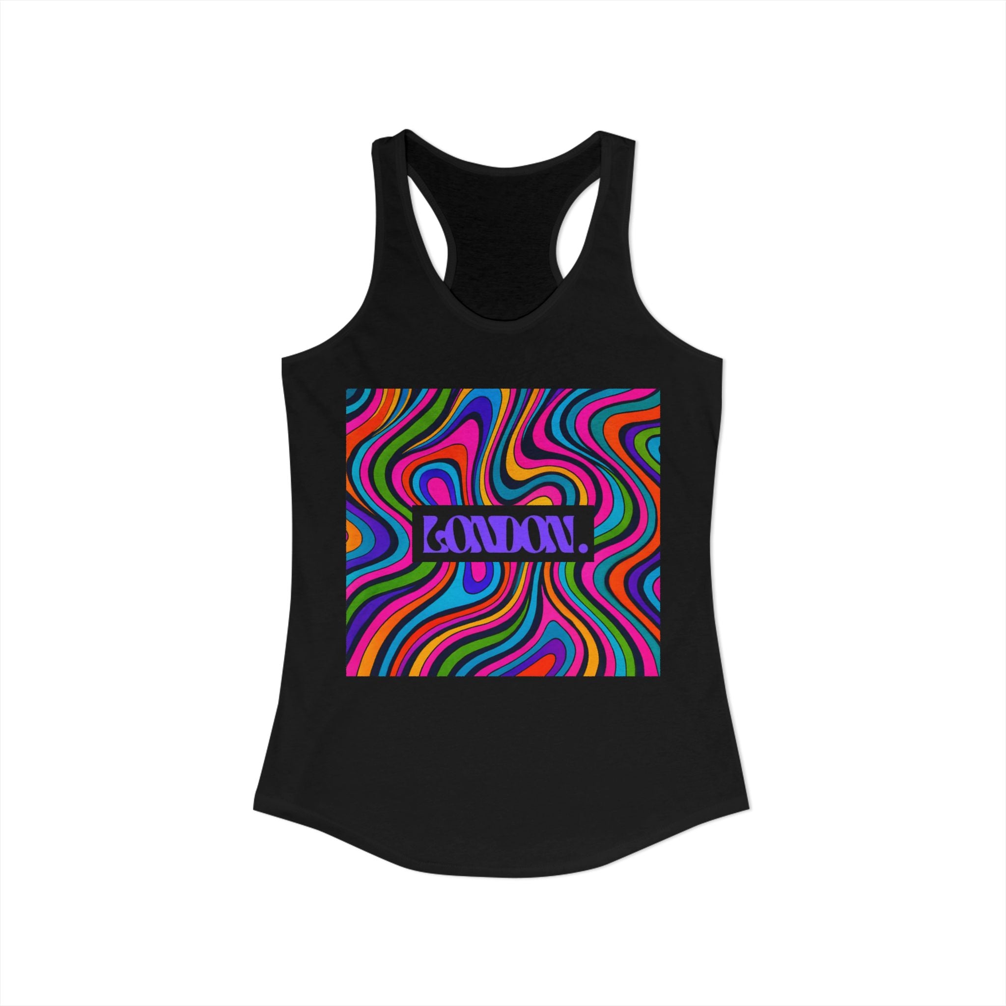 "Velvet Kaleidoscope" - Racerback Tank Top