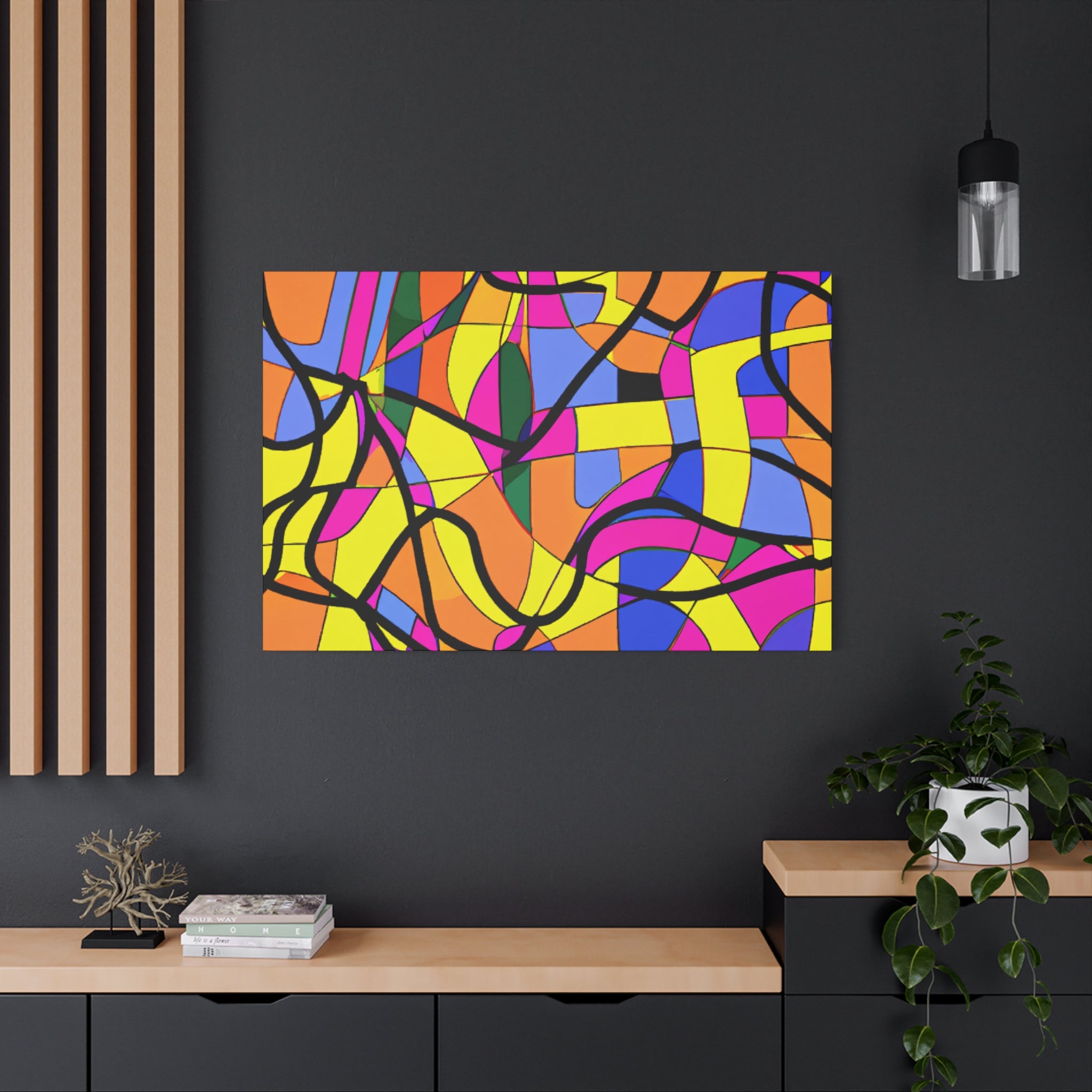 Groovy Kaleidoscope - Canvas