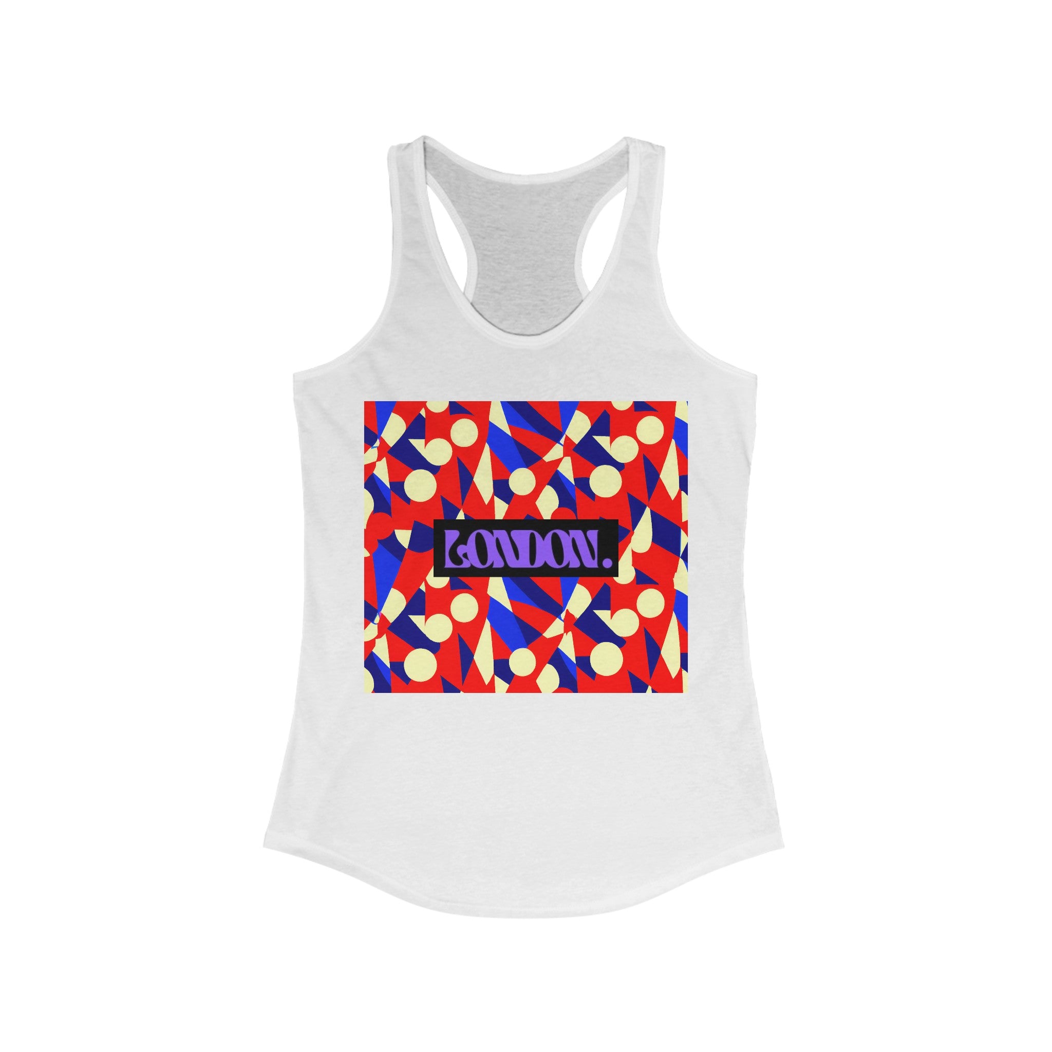 "Groovy Galleria by Donovan Starshine" - Racerback Tank Top