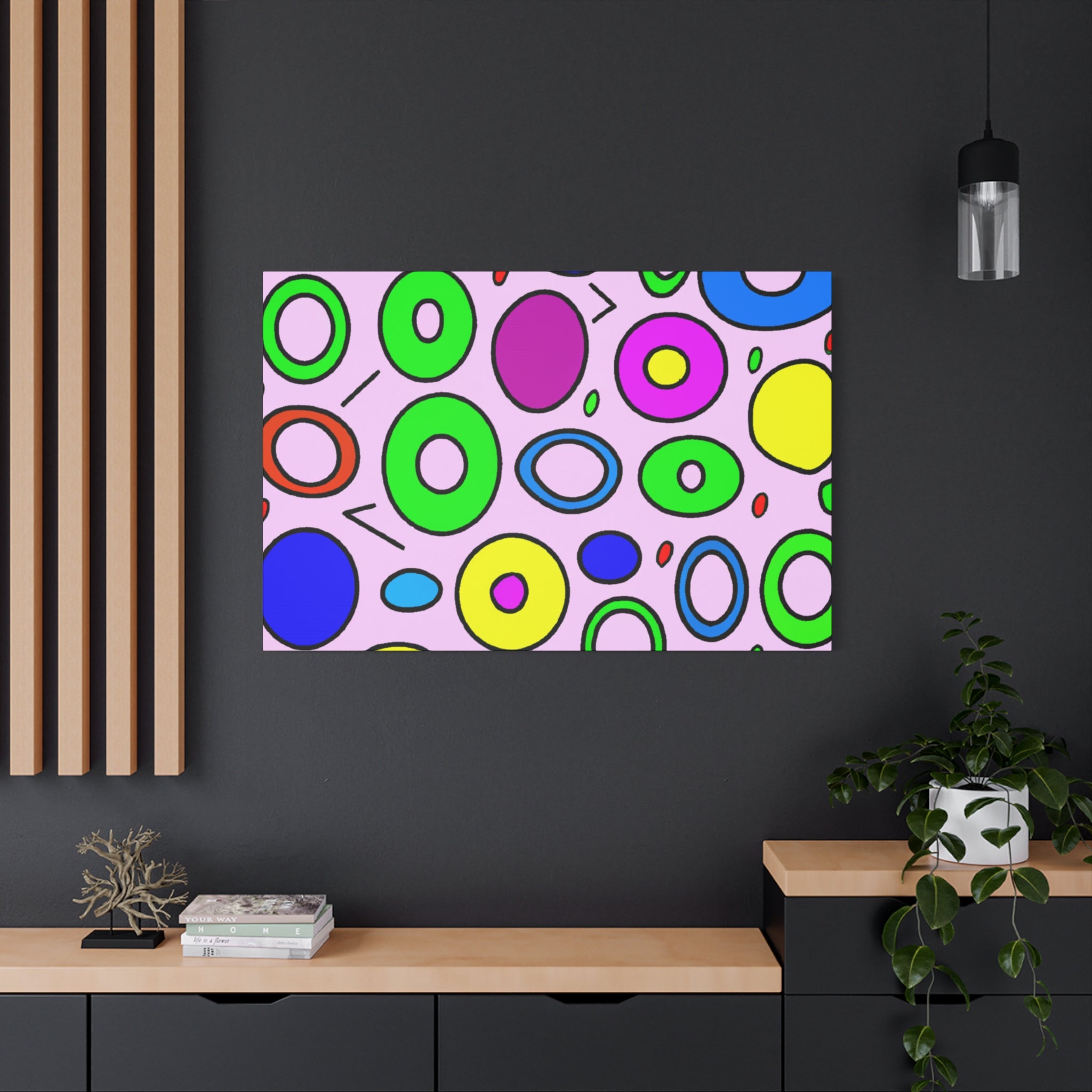 Groovy Kaleidoscope - Canvas