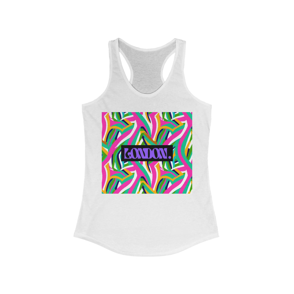 "Groovy Daisy's Technicolor Boutique" - Racerback Tank Top