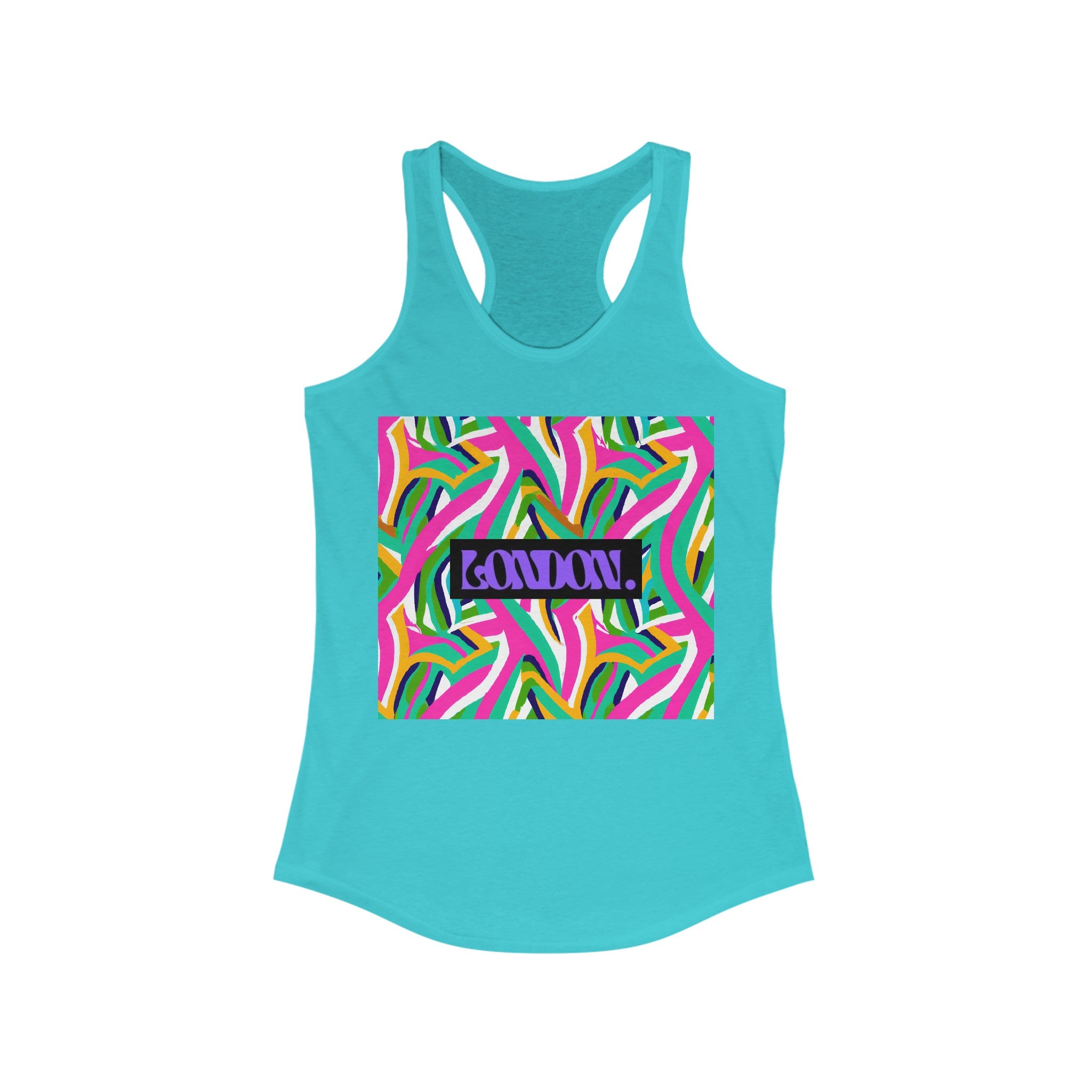 "Groovy Daisy's Technicolor Boutique" - Racerback Tank Top