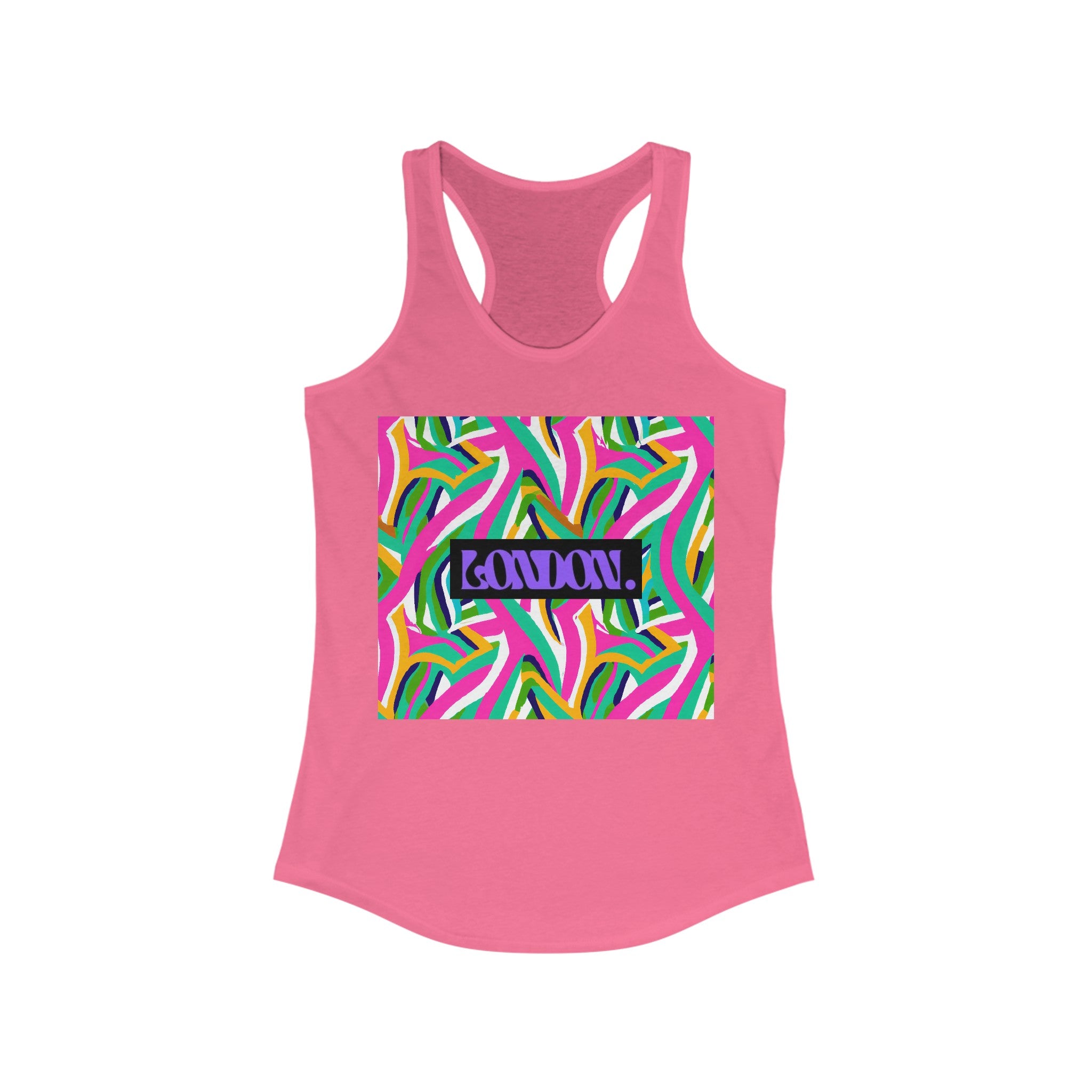 "Groovy Daisy's Technicolor Boutique" - Racerback Tank Top