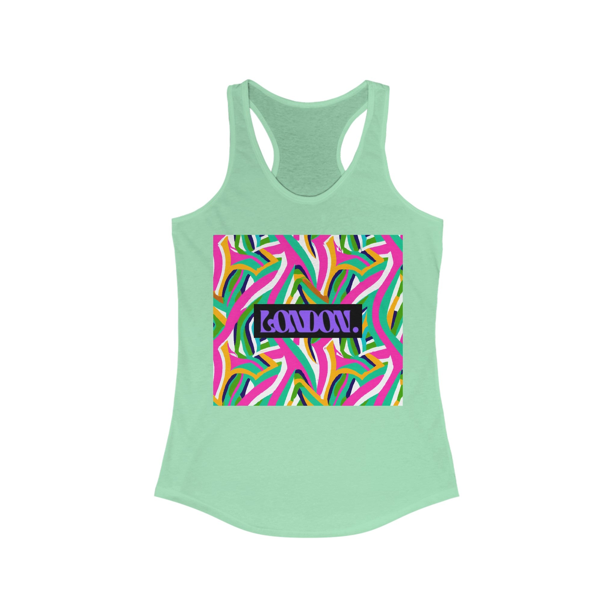 "Groovy Daisy's Technicolor Boutique" - Racerback Tank Top