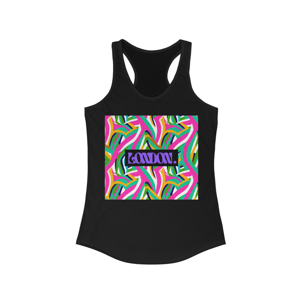 "Groovy Daisy's Technicolor Boutique" - Racerback Tank Top