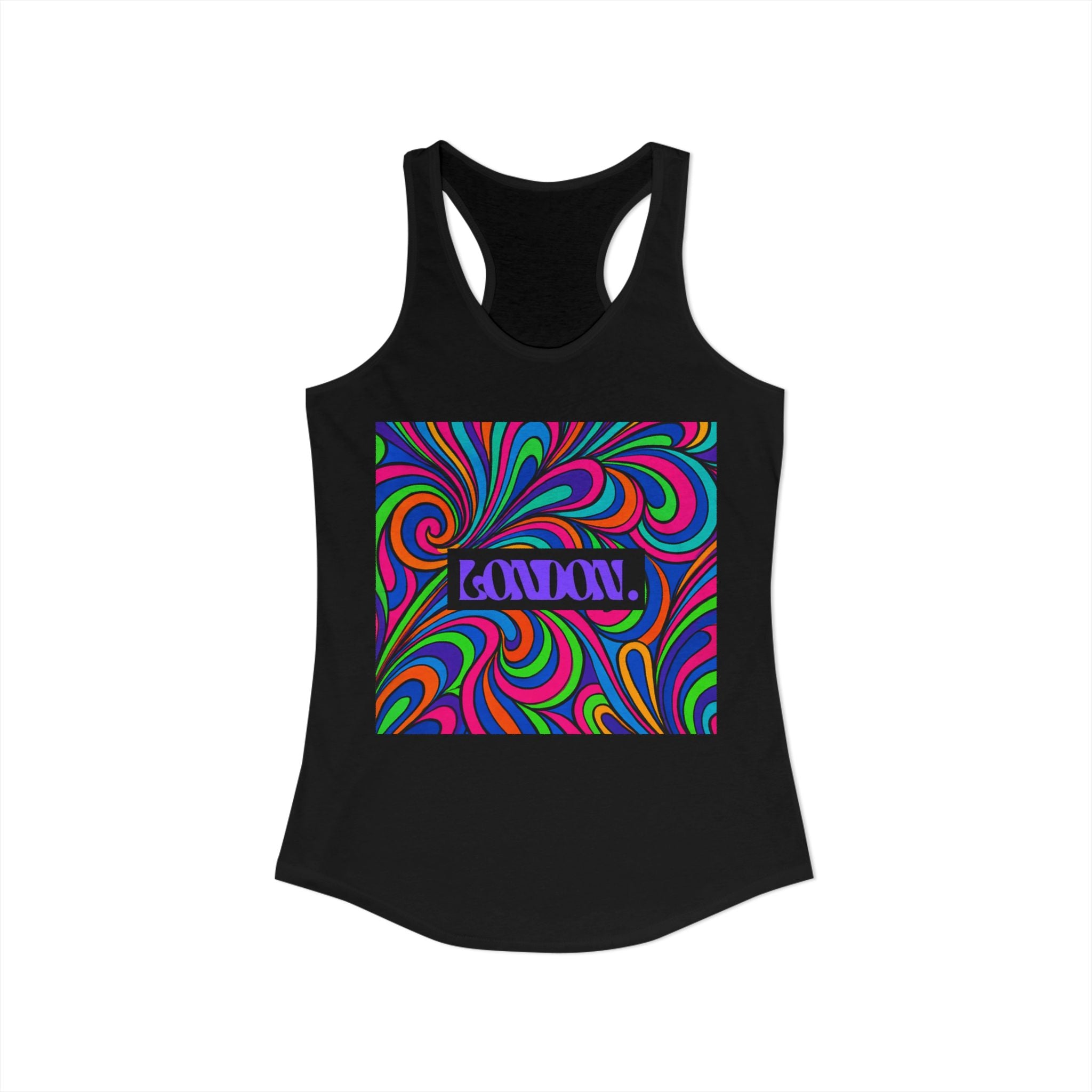 "Groovy Garnet Galaxy" - Racerback Tank Top