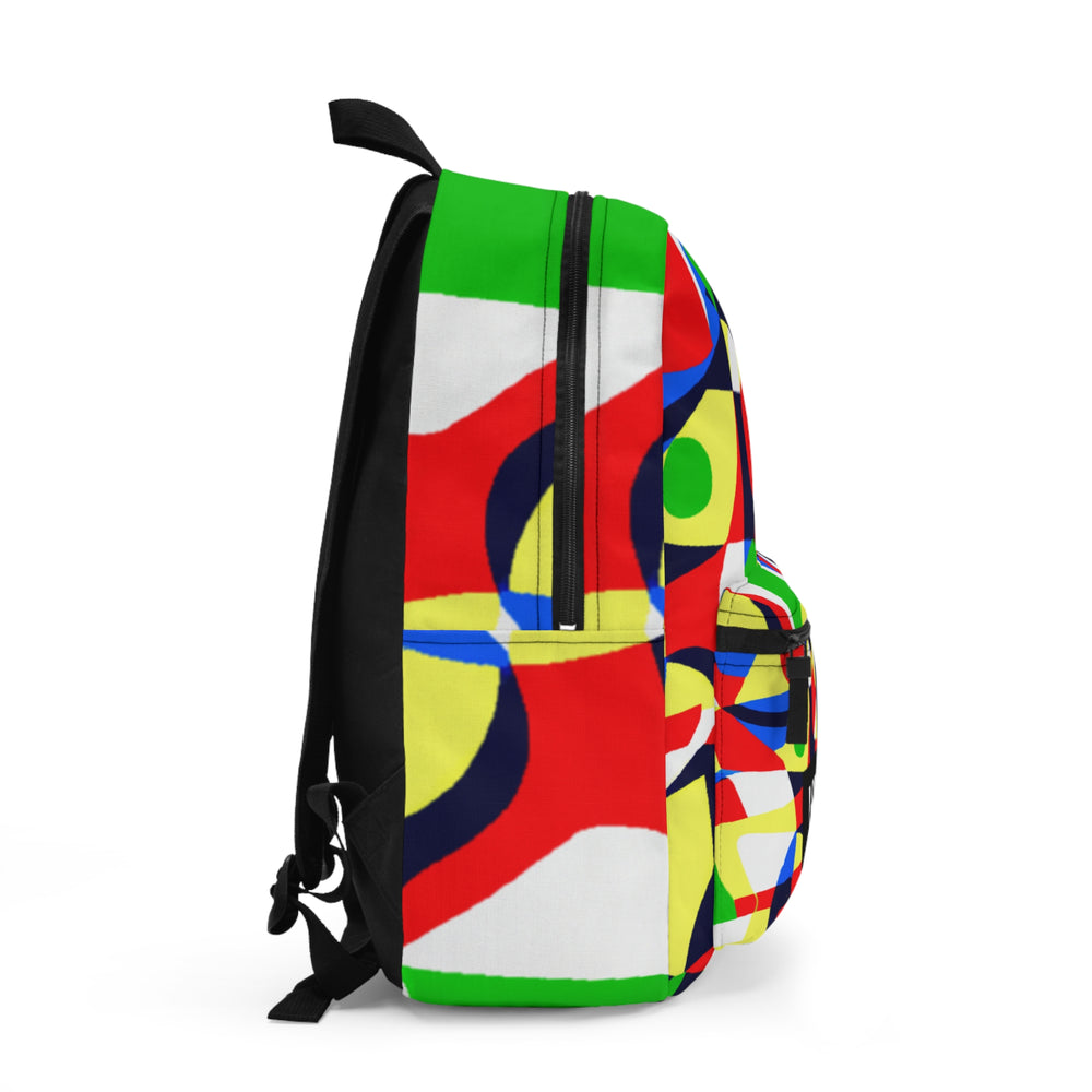 "Groovy Delights: Psychedelic Impressions by Velvet Stardust" - Backpack