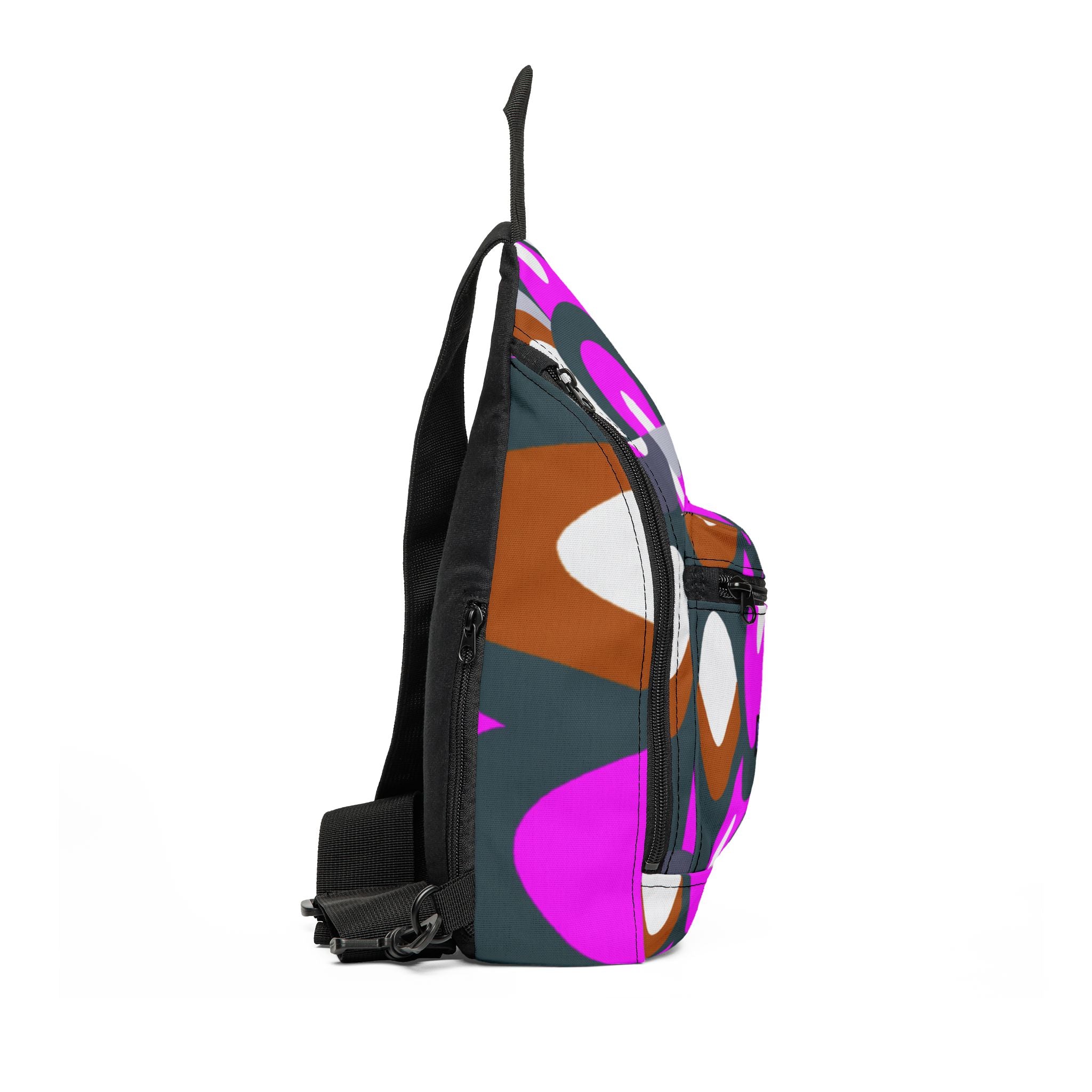 "Groovy Marigold & Retro Moonshine" - Sling Bag