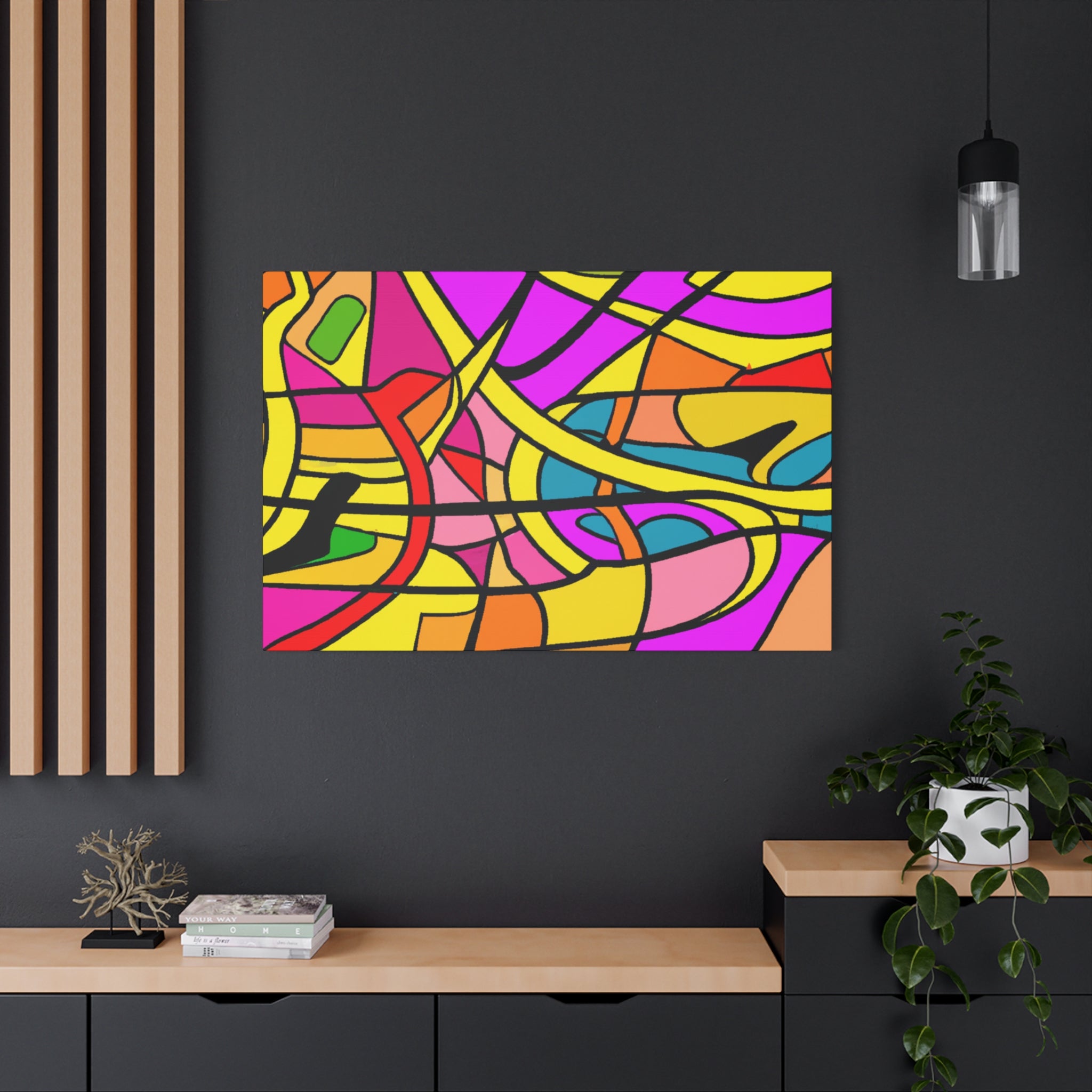 Groovy Kaleidoscope - Canvas