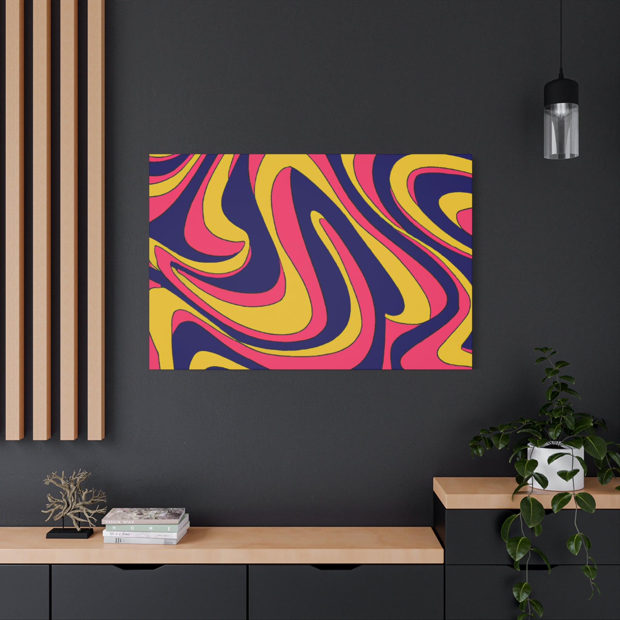 Groovy Kaleidoscope - Canvas