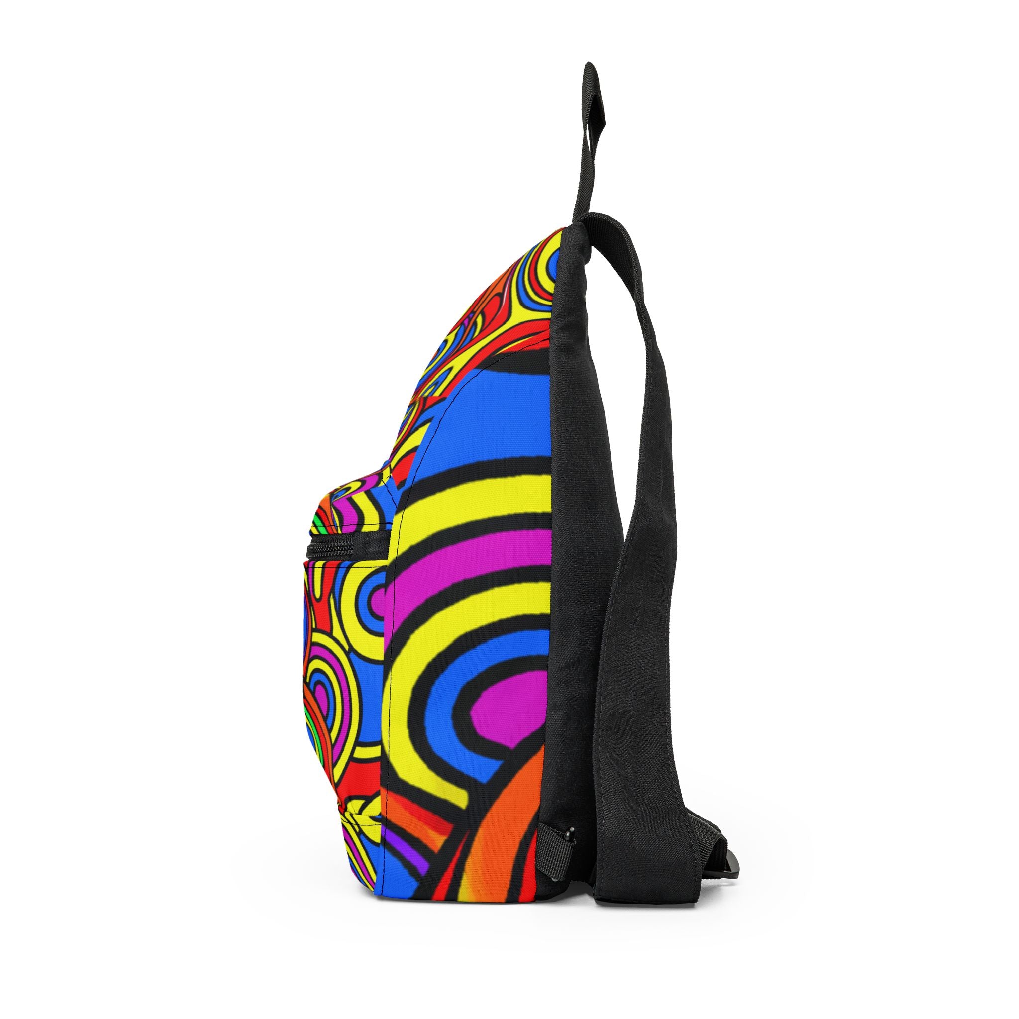 "Groovy Daze: Journey through Mod and Monochrome" - Sling Bag