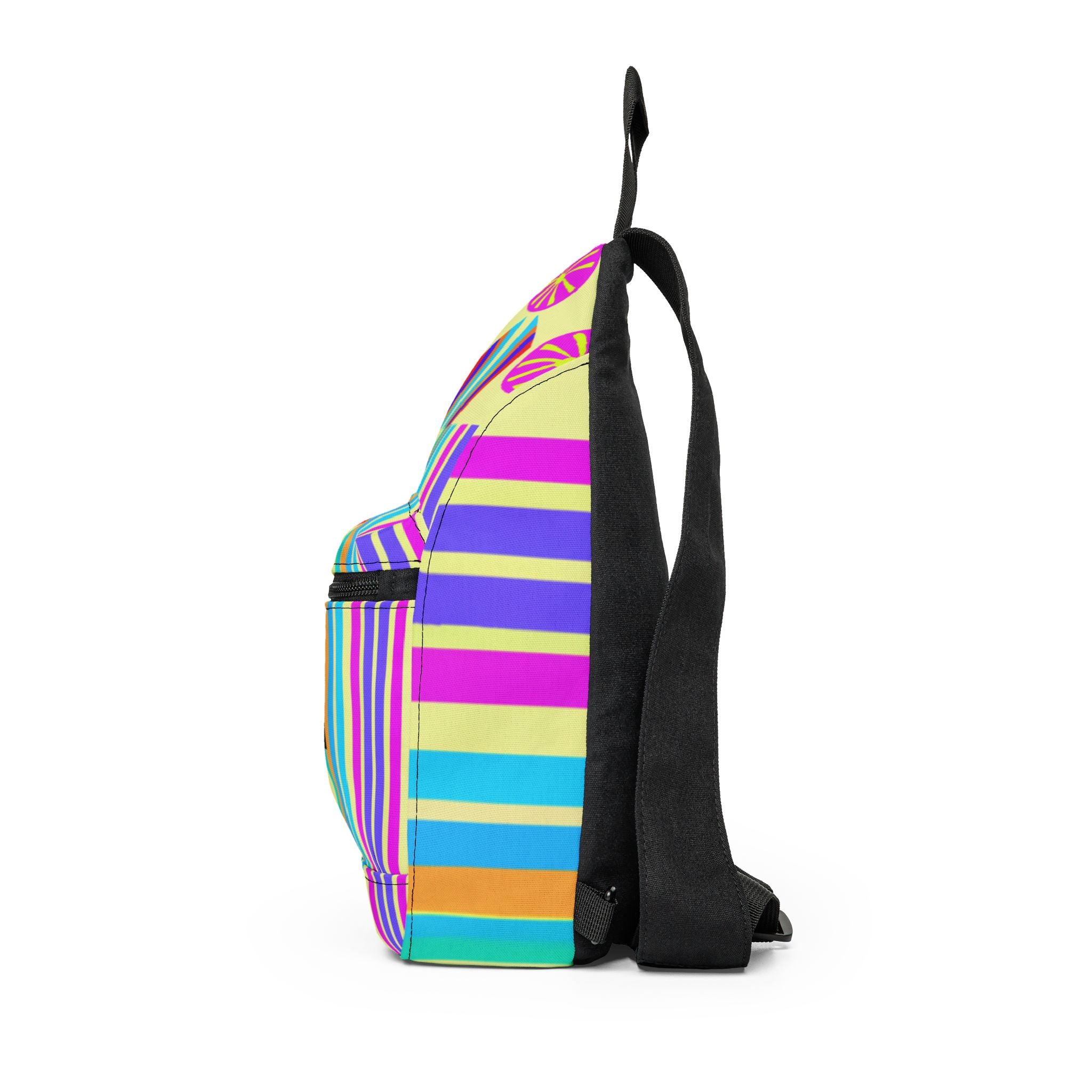 "Groovy Vermillion Spectrum" - Sling Bag