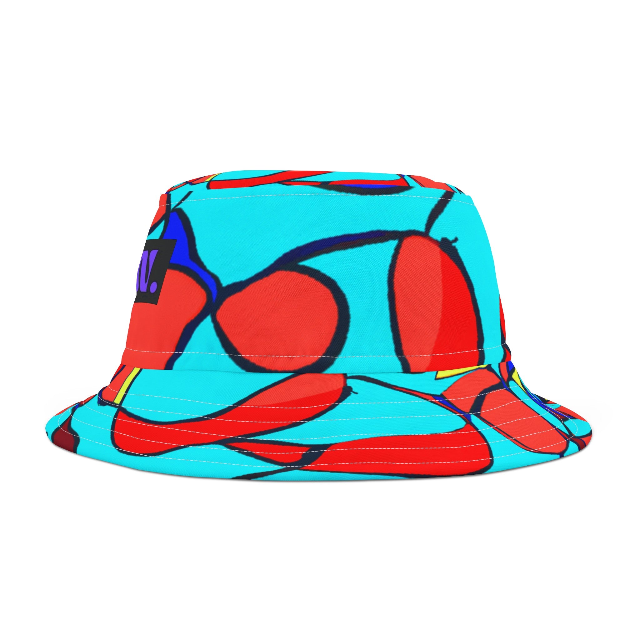 "Groovy Spectrum: A Twist of Kaleidoscope Dreams" - Bucket Hat