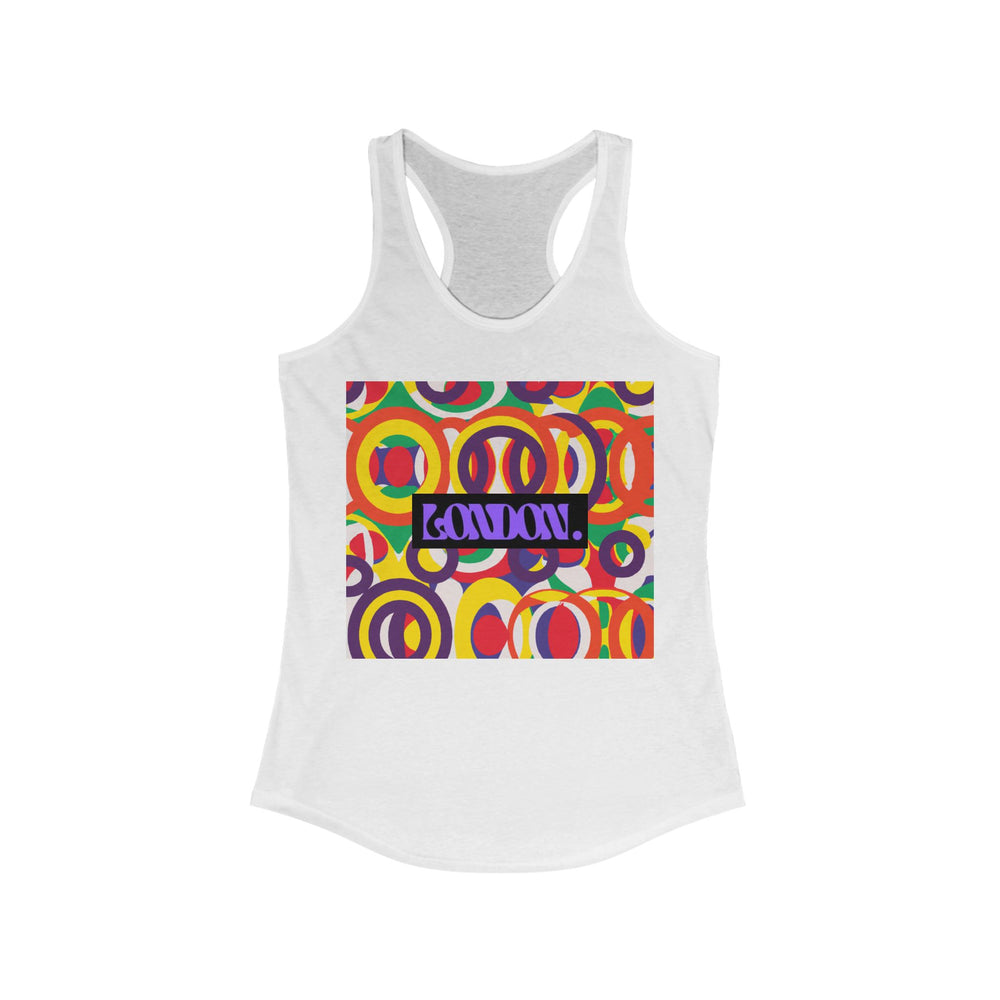 "Kaleidoscope Carousel" - Racerback Tank Top