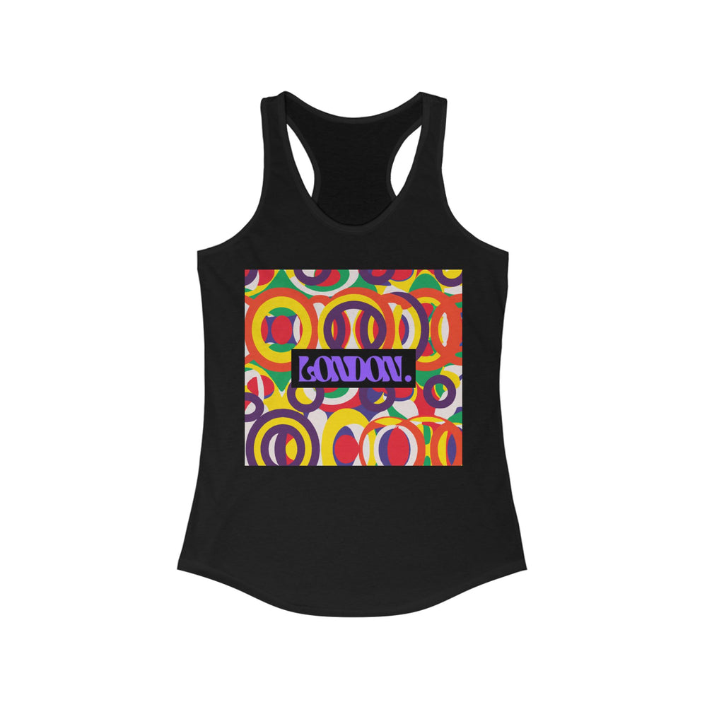 "Kaleidoscope Carousel" - Racerback Tank Top