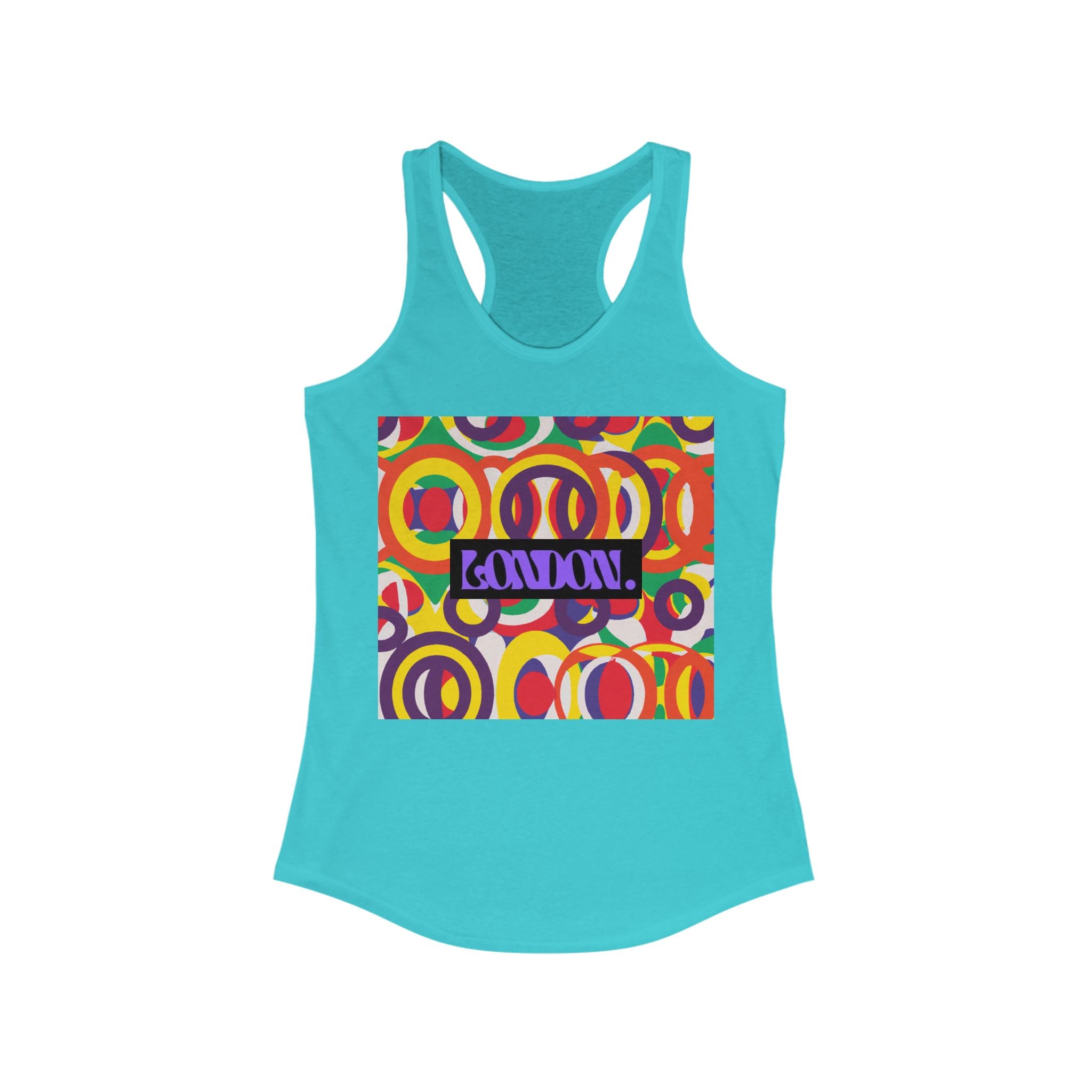 "Kaleidoscope Carousel" - Racerback Tank Top
