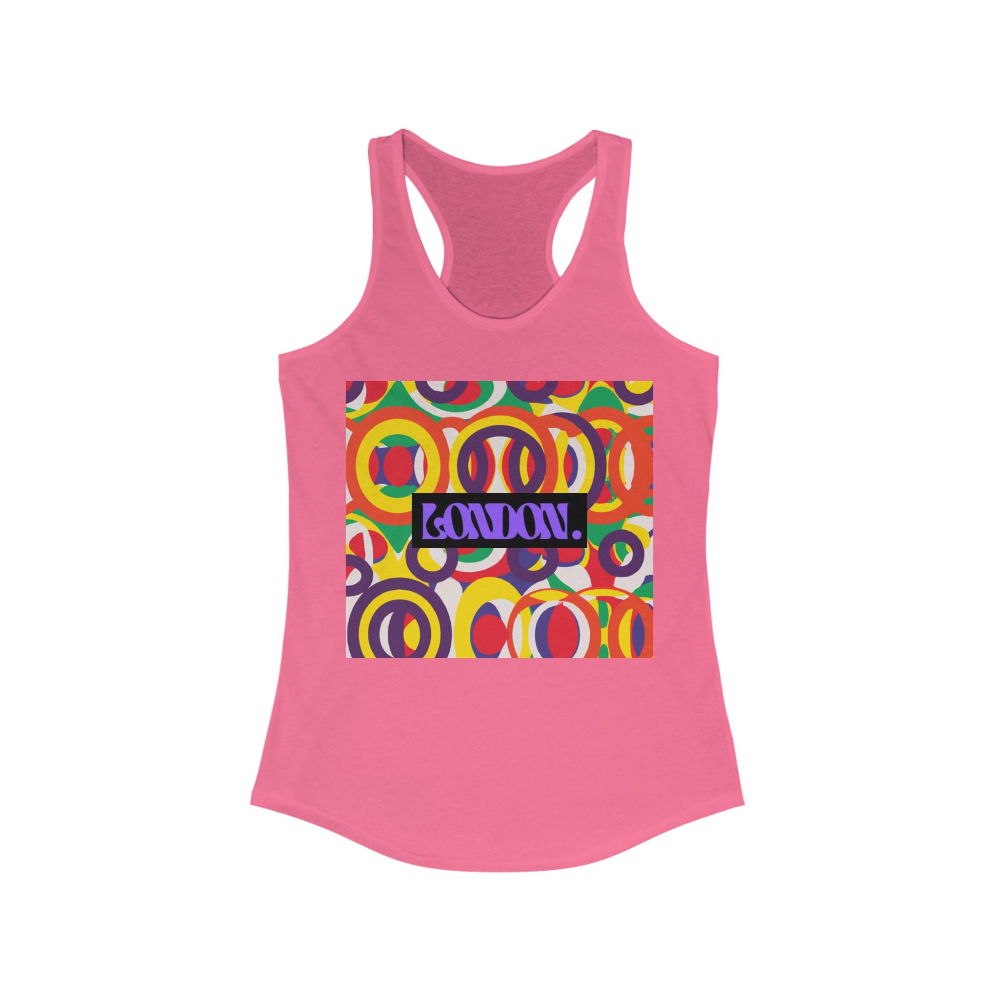 "Kaleidoscope Carousel" - Racerback Tank Top
